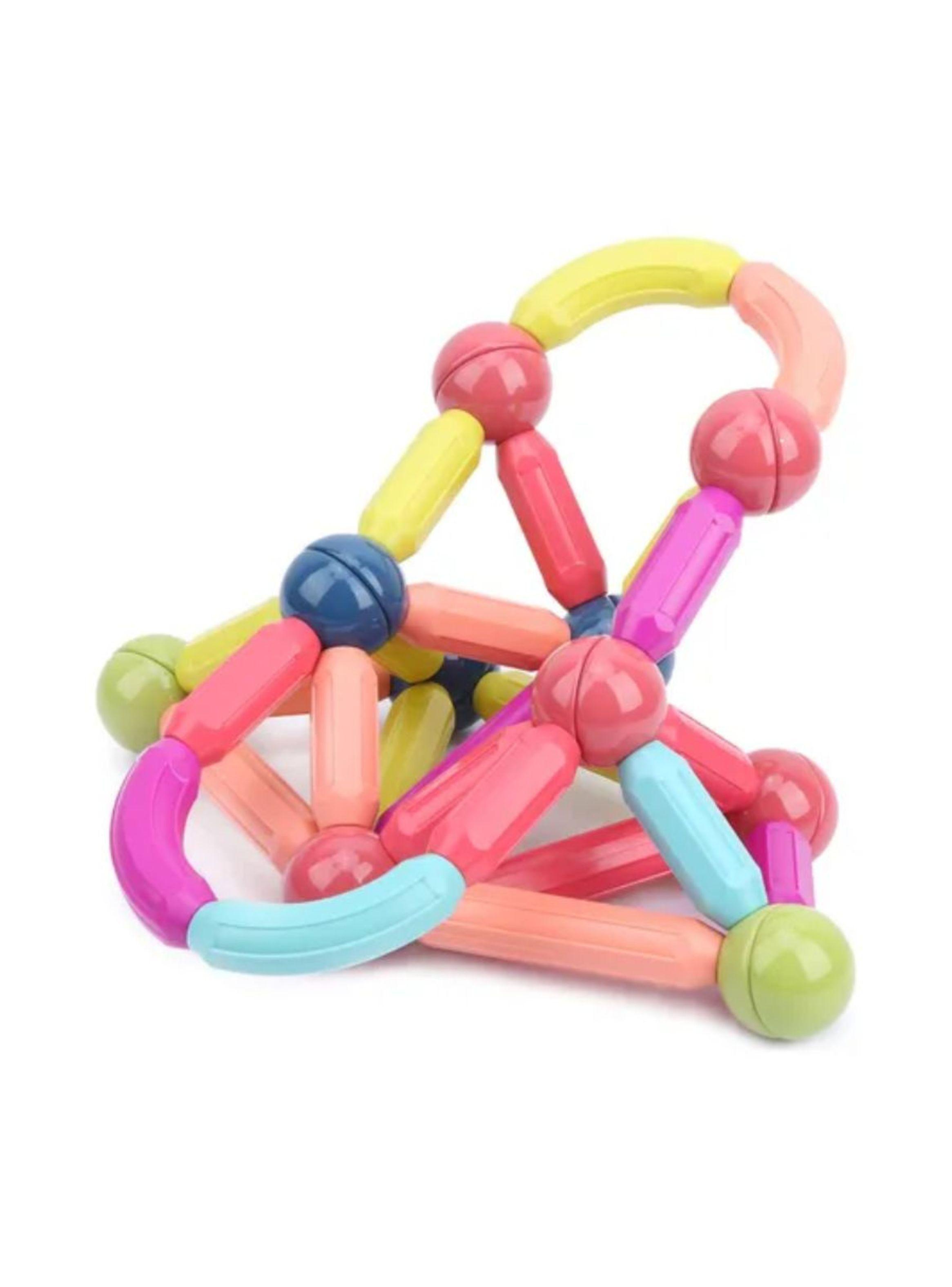 Juego De Bloques 64 Piezas Construcción Magnético Para Niños-2