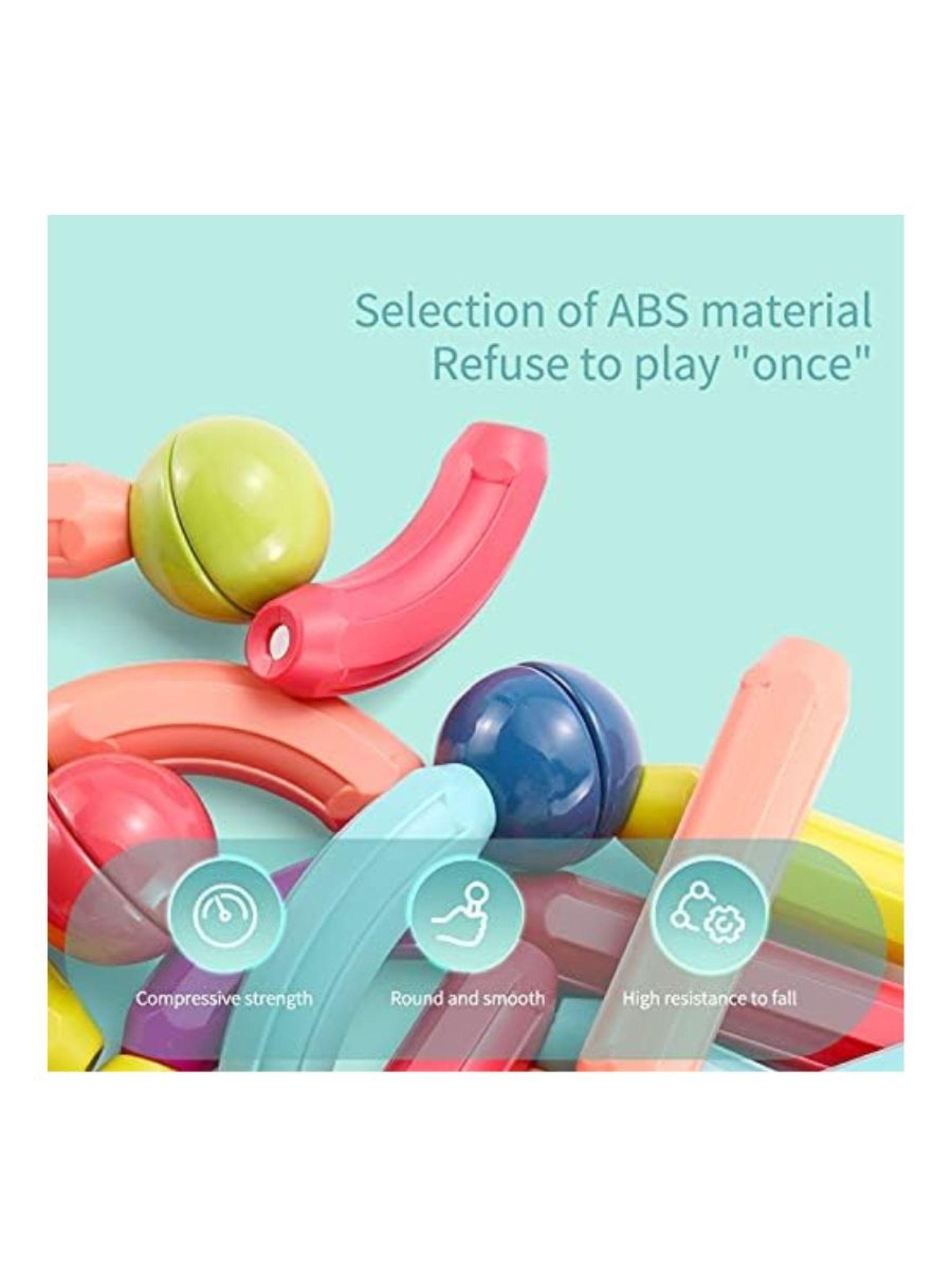 Juego De Bloques 64 Piezas Construcción Magnético Para Niños-3