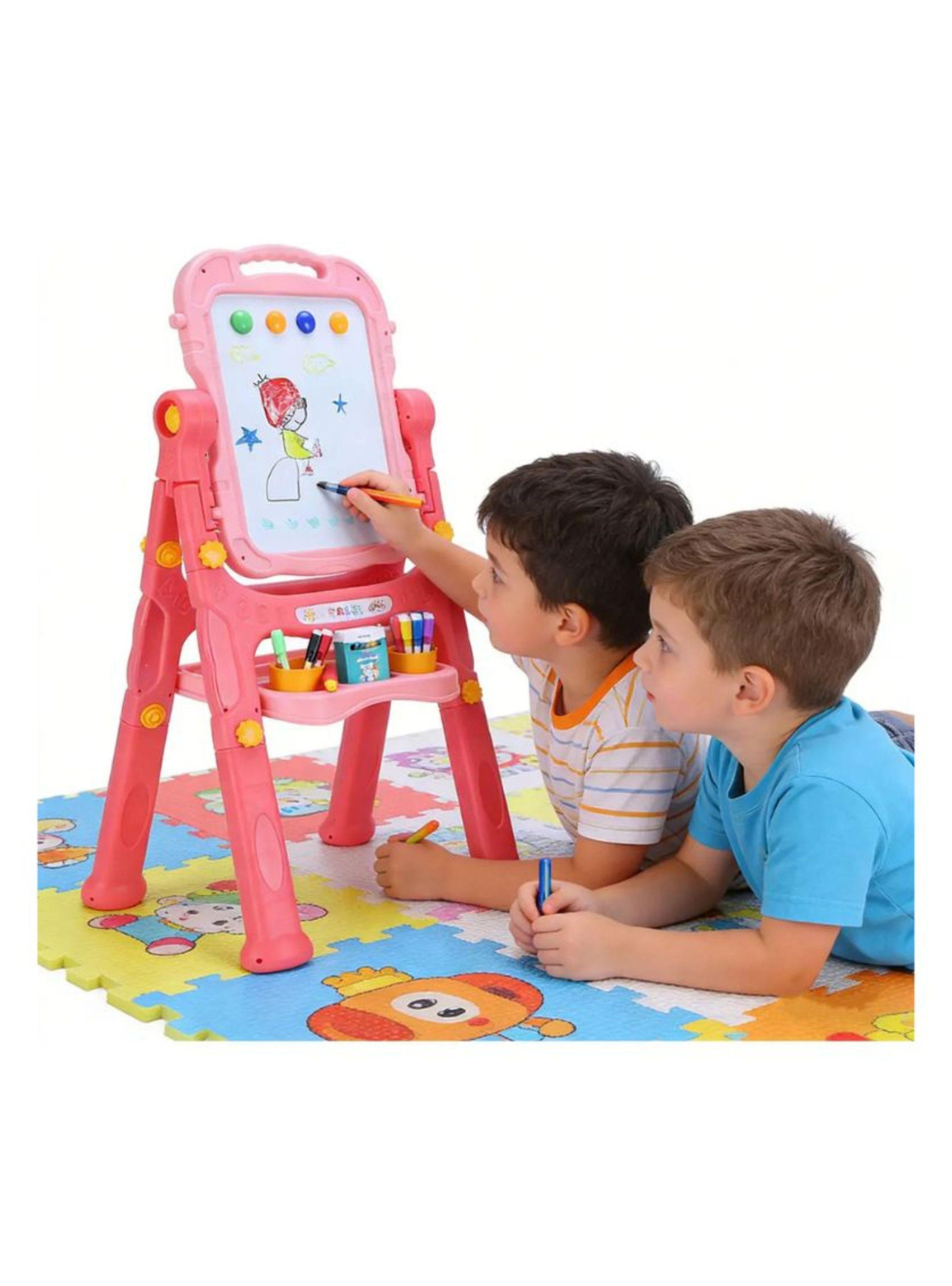 Pizarra Infantil Doble Atril Dibujo Magnética -2
