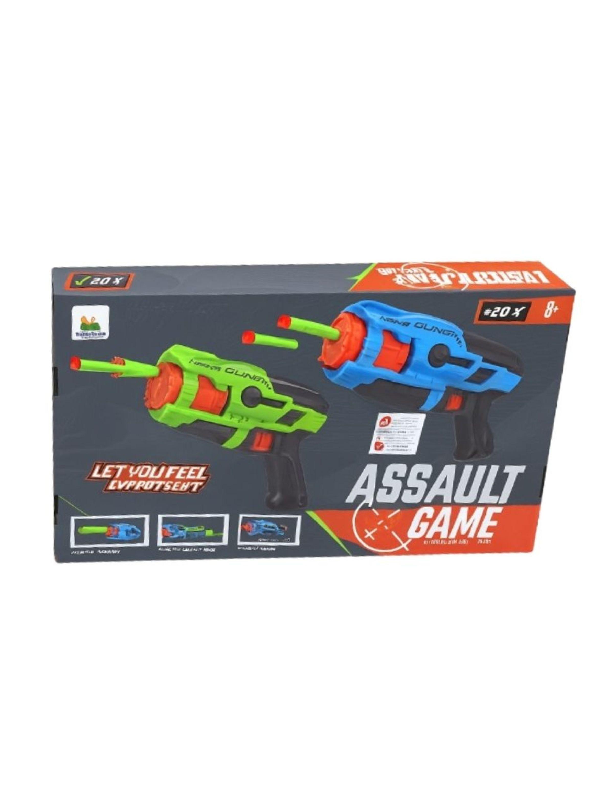 Set de Pistolas de Dardos Assault Game-1
