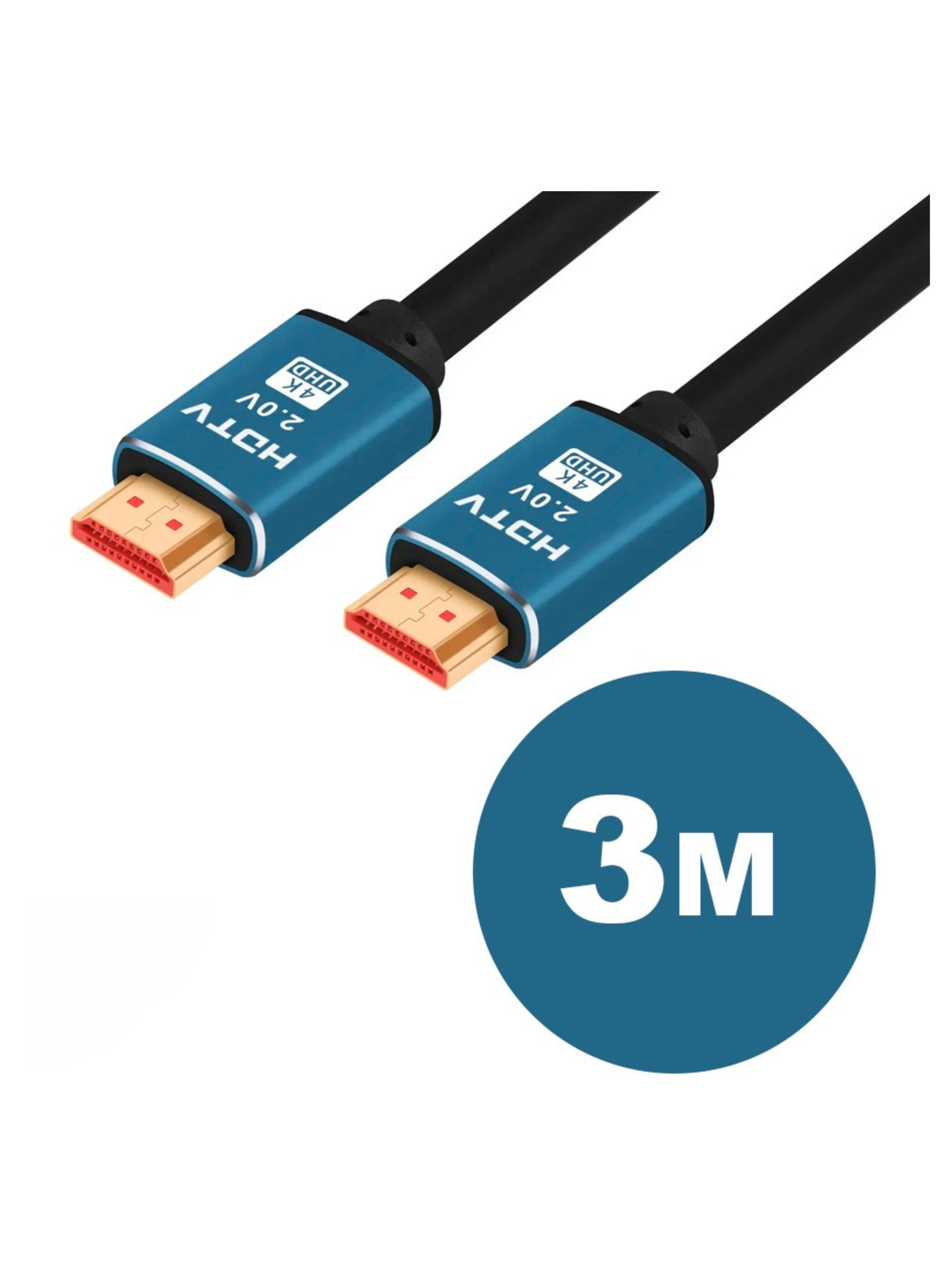 Cable HDMI de Alta Velocidad HDTV 2.0 UHD 4k 3 Metros-2