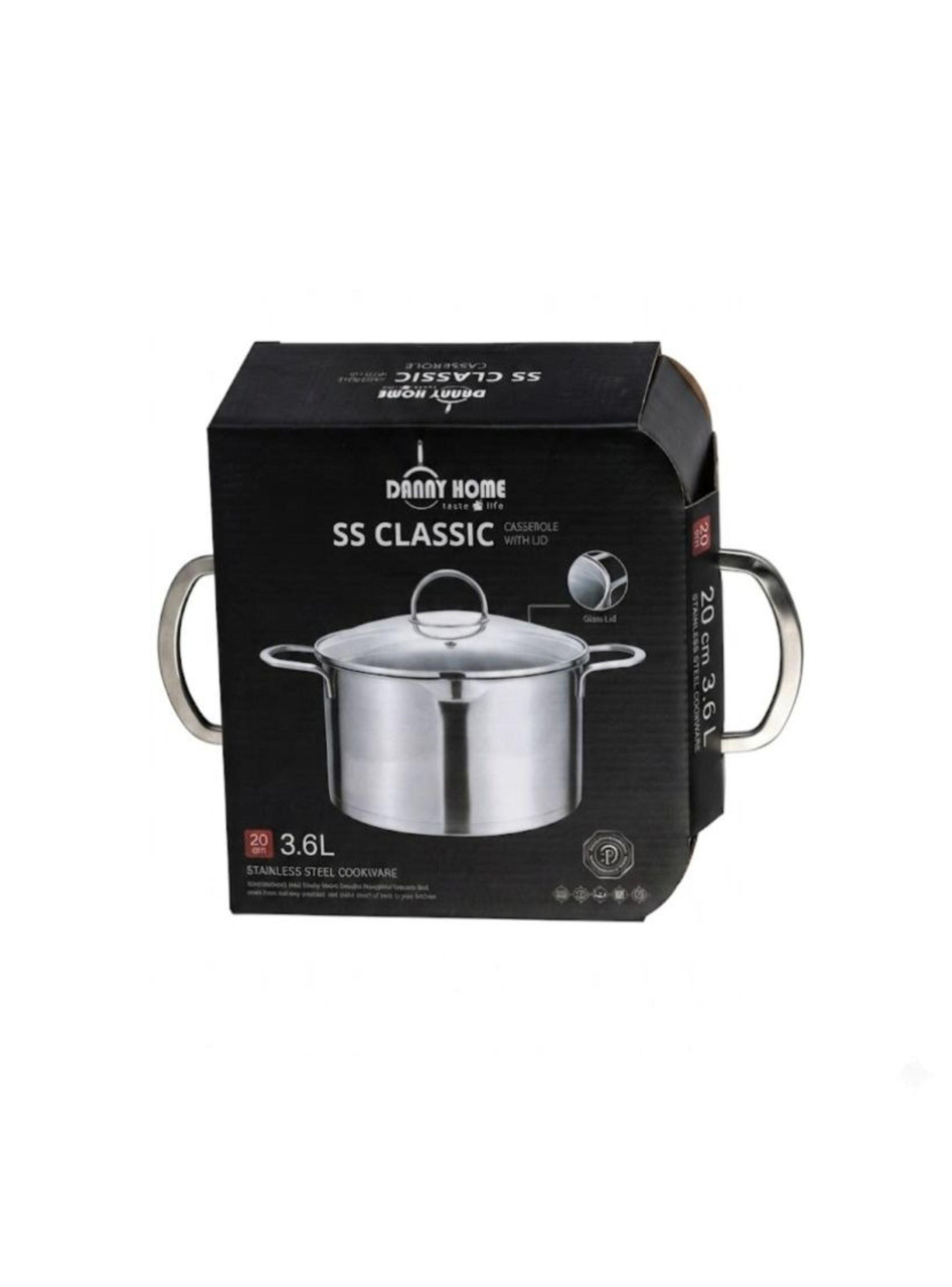  Olla Cacerola Acero Inoxidable Con Tapa 20cm-2