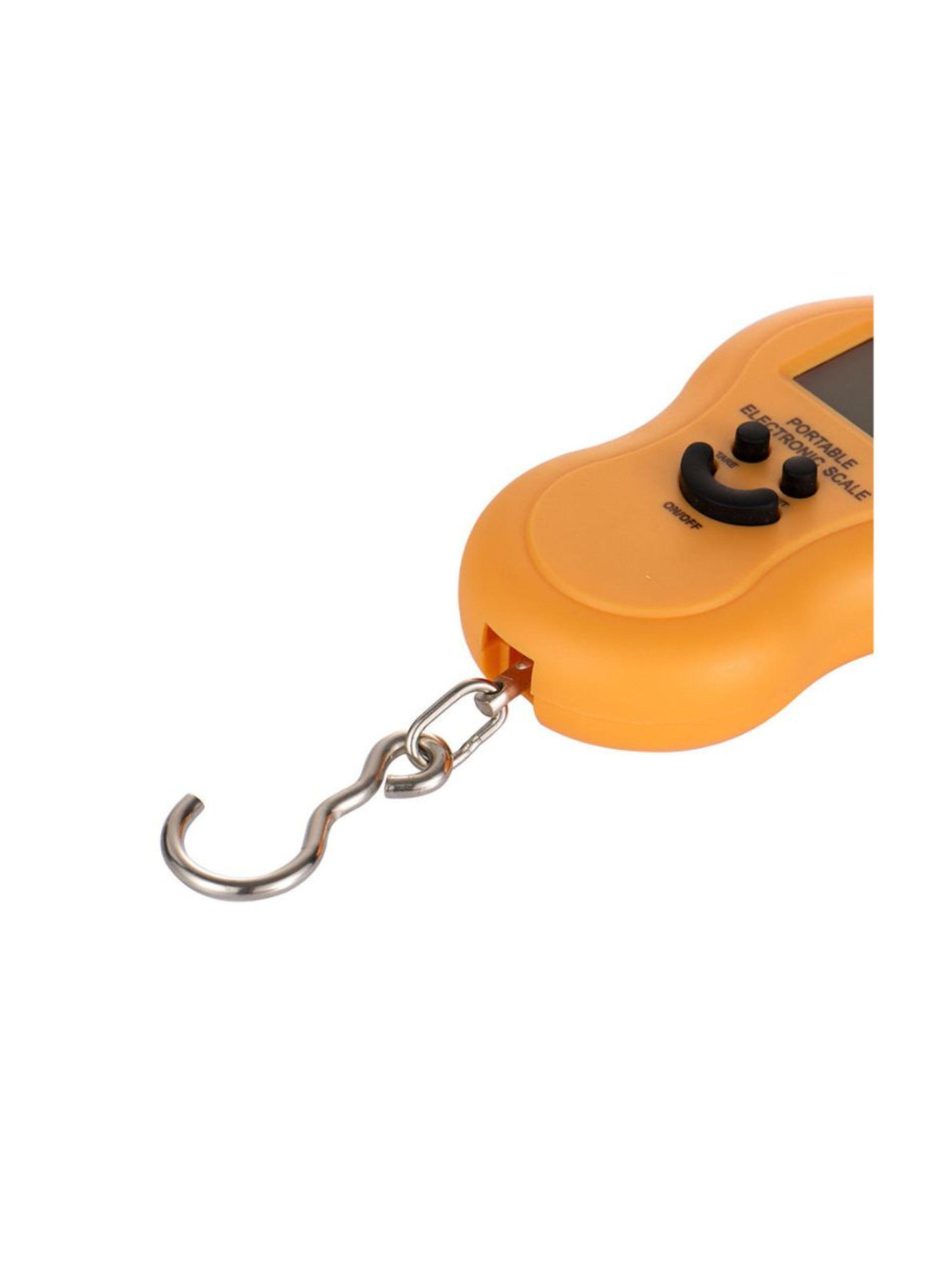Pesa Digital De Mano Con Gancho Colgante Precisión 50kg Raf Naranja-3