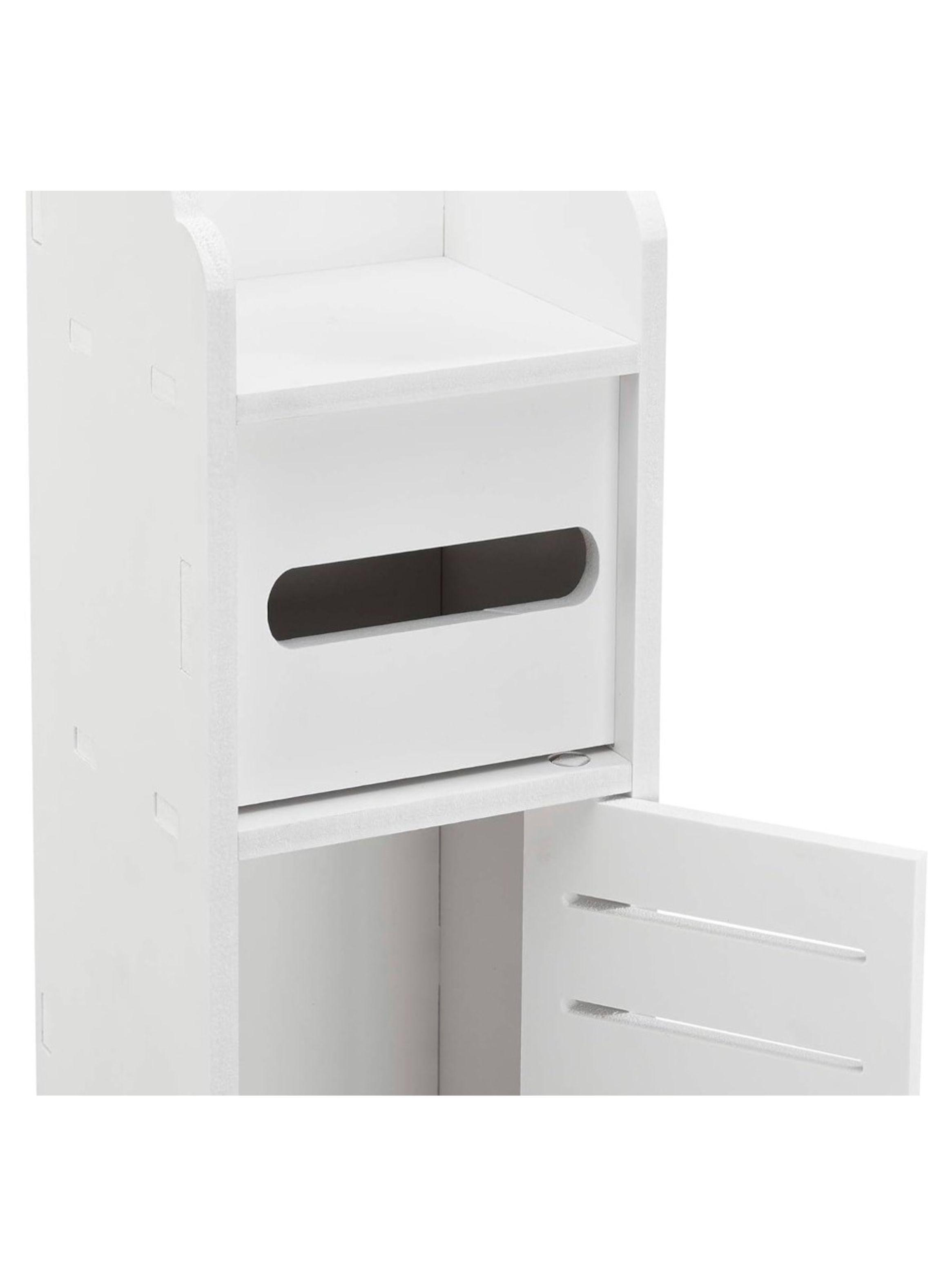 Estante Organizador De Baño Color Blanco 80X15X15cm-2