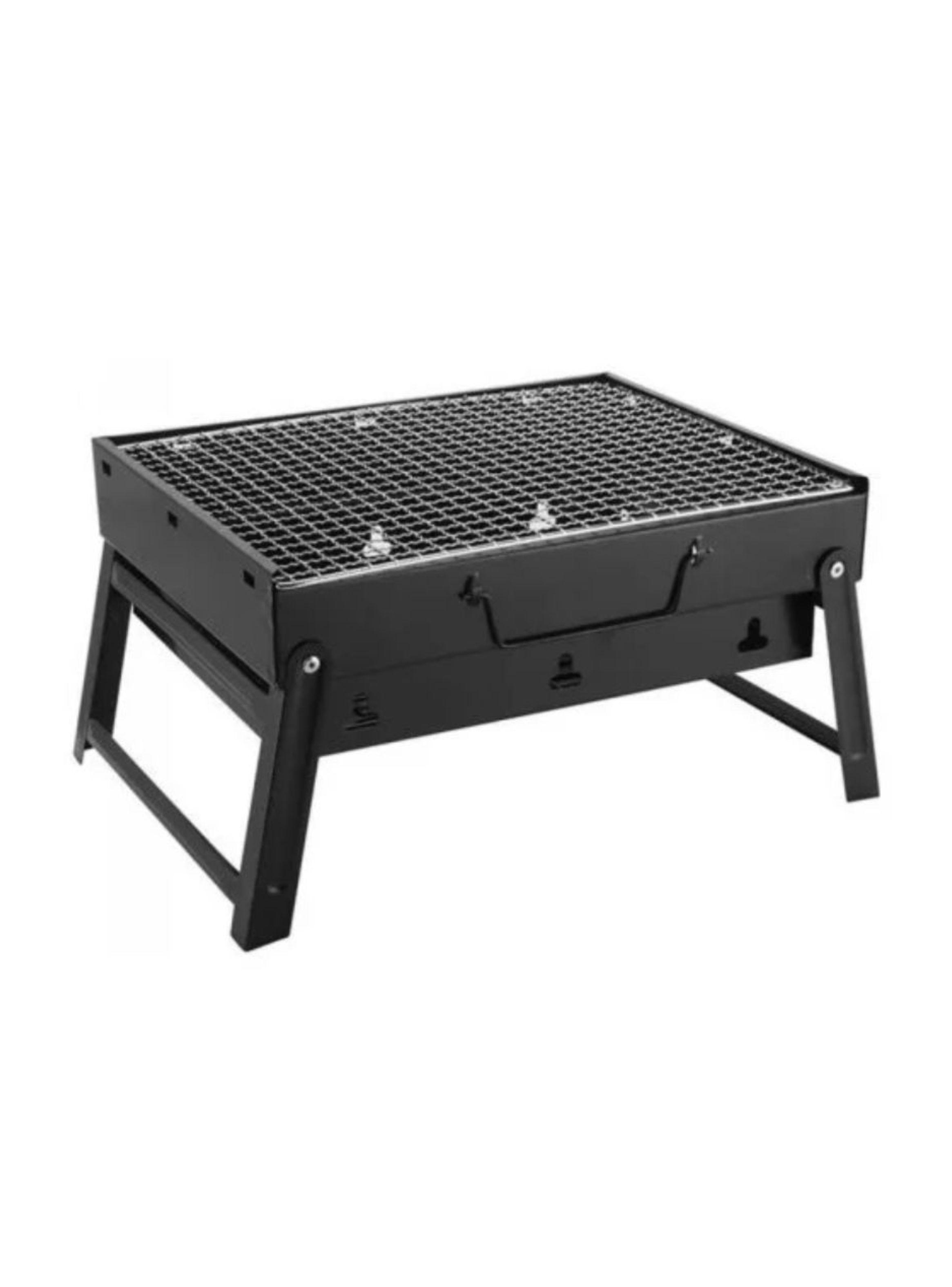 Parrillero Para Carbón Portátil  Plegable Asados Grill BBQ-0