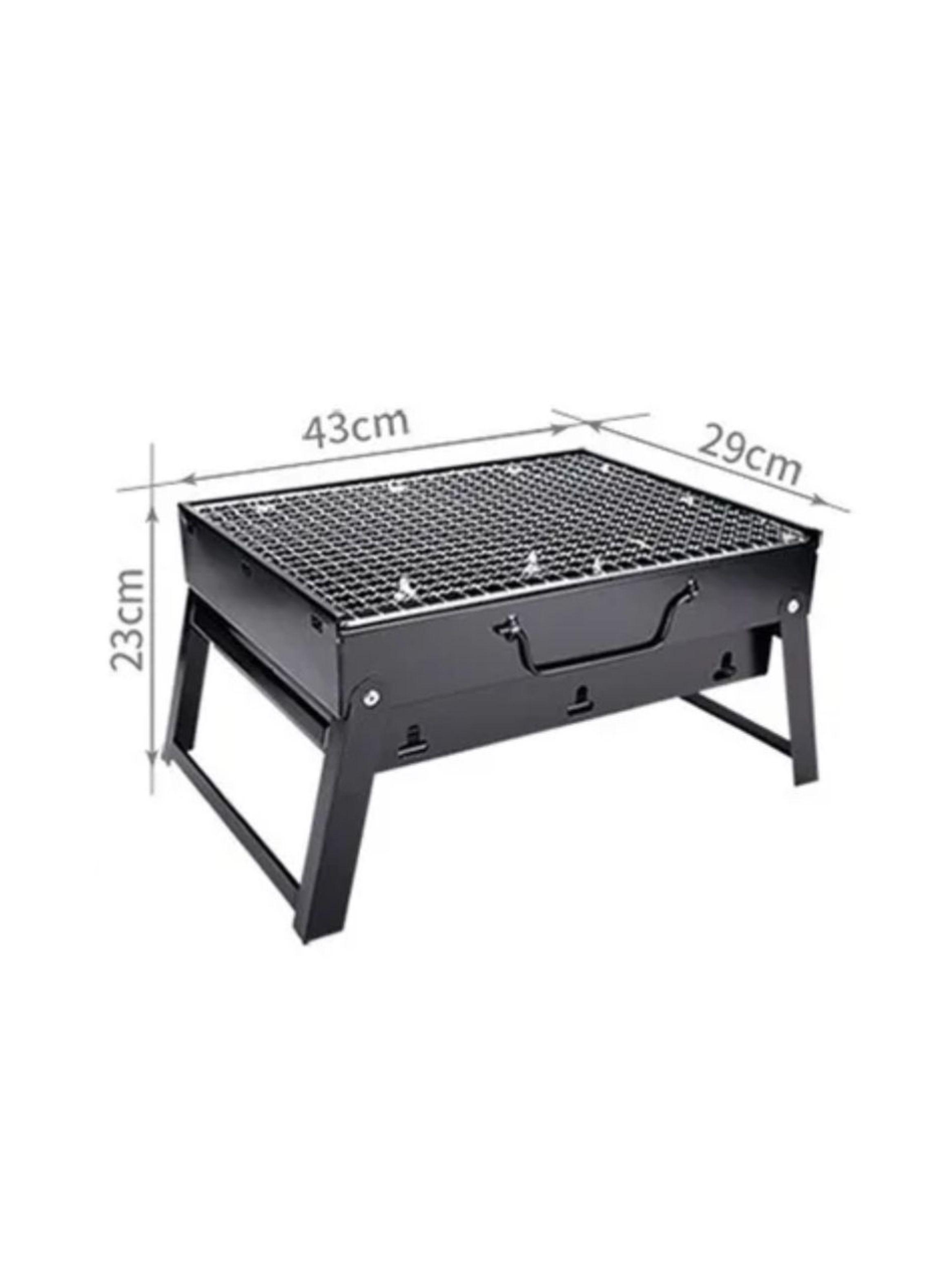 Parrillero Para Carbón Portátil  Plegable Asados Grill BBQ-2