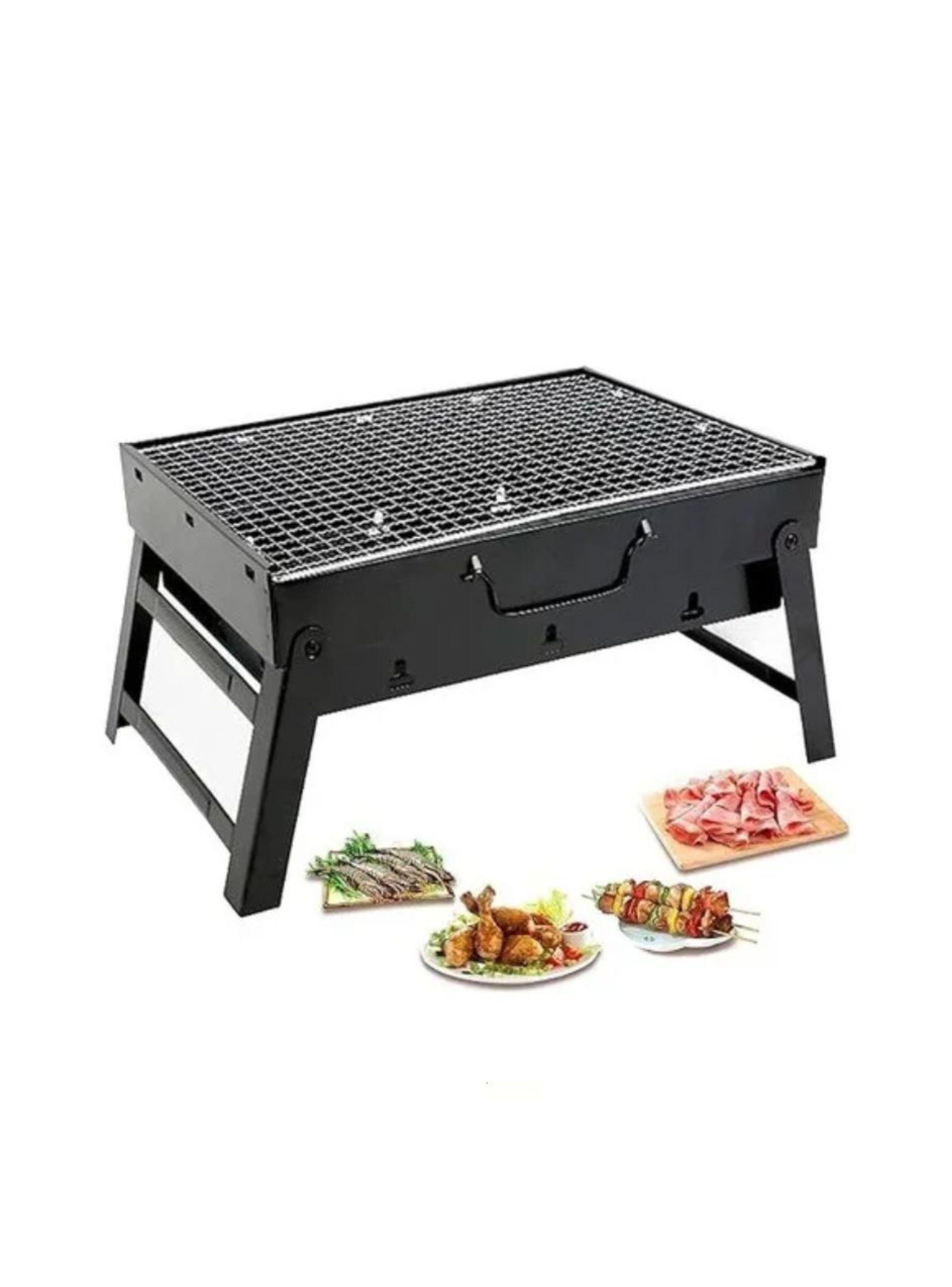 Parrillero Para Carbón Portátil  Plegable Asados Grill BBQ-4