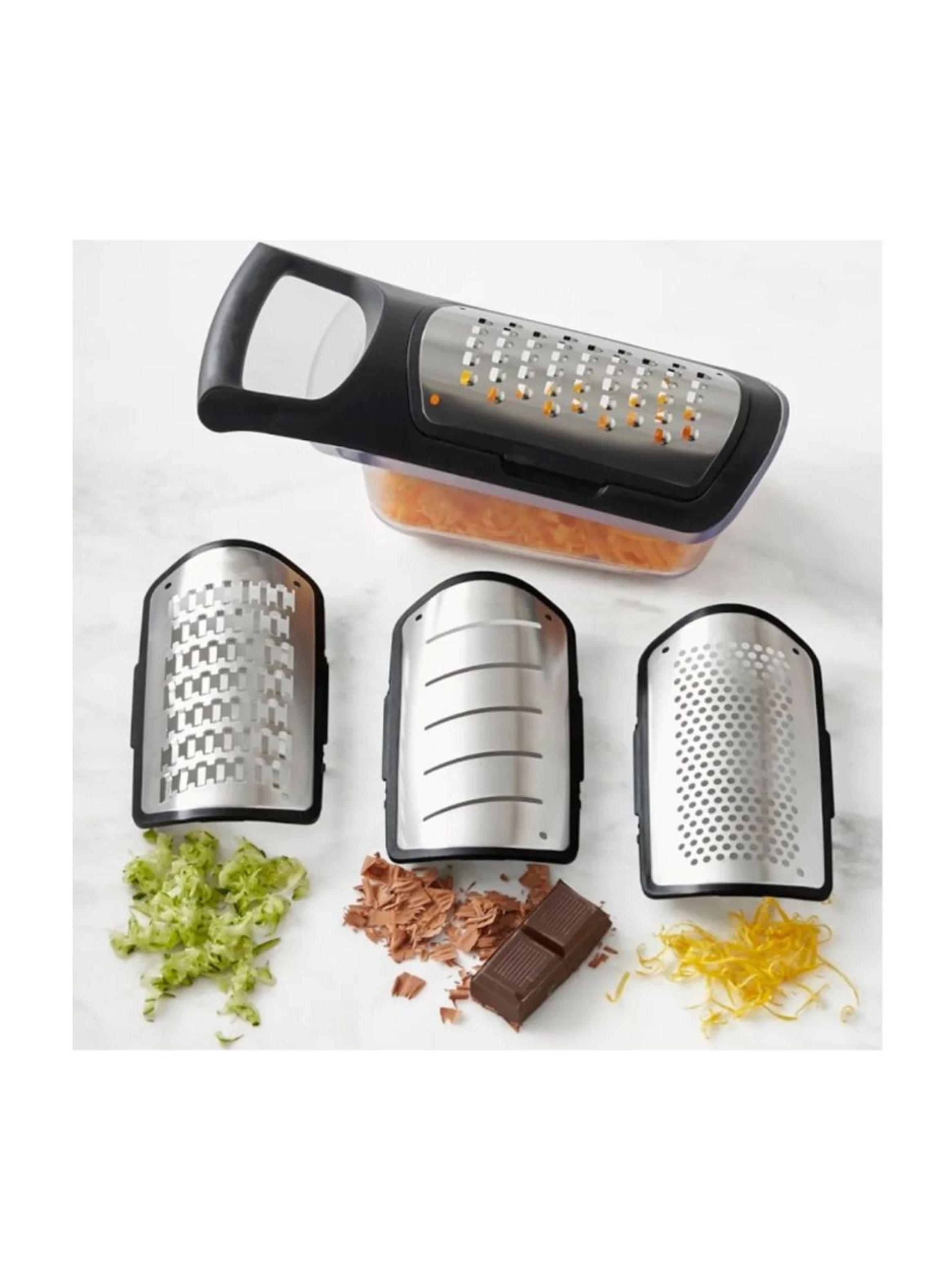 Rallador Rebanador Manual de Vegetales y Frutas 4 pcs-2