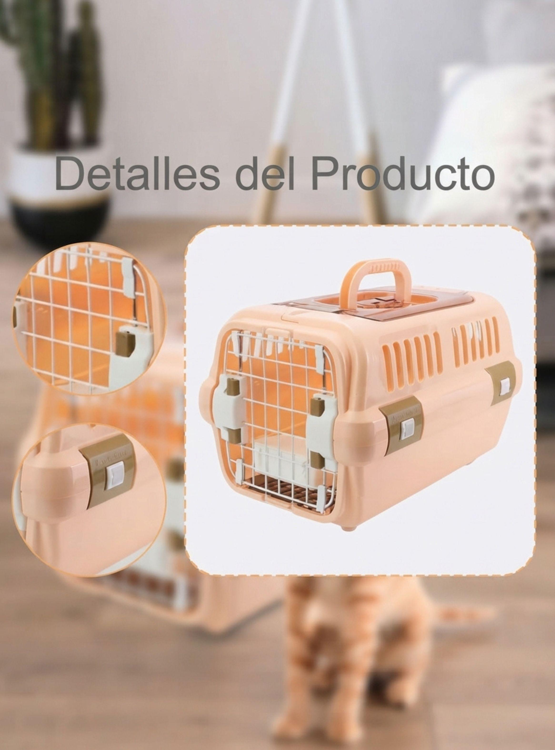 Jaula Transportadora Canil Perro Gato Mascota 47cm-2
