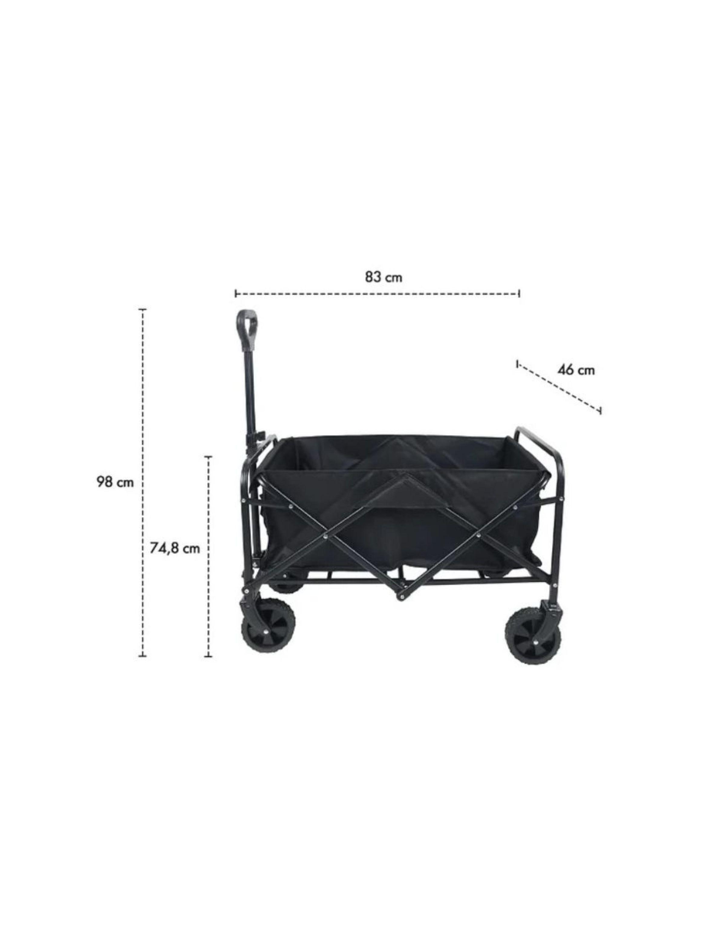 Carrito Plegable Organizador Camping Verano Carga Pequeño-1