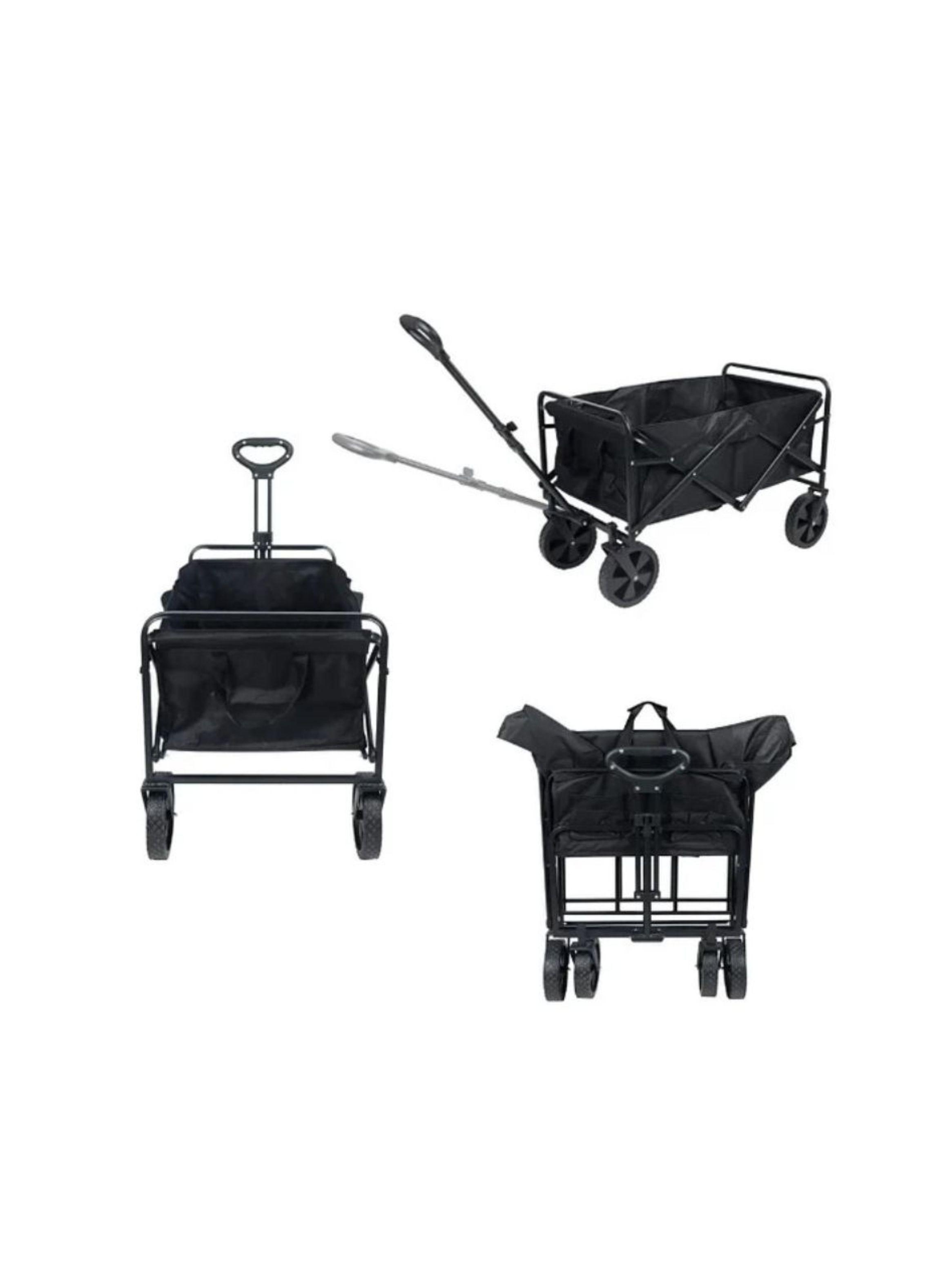 Carrito Plegable Organizador Camping Verano Carga Pequeño-2