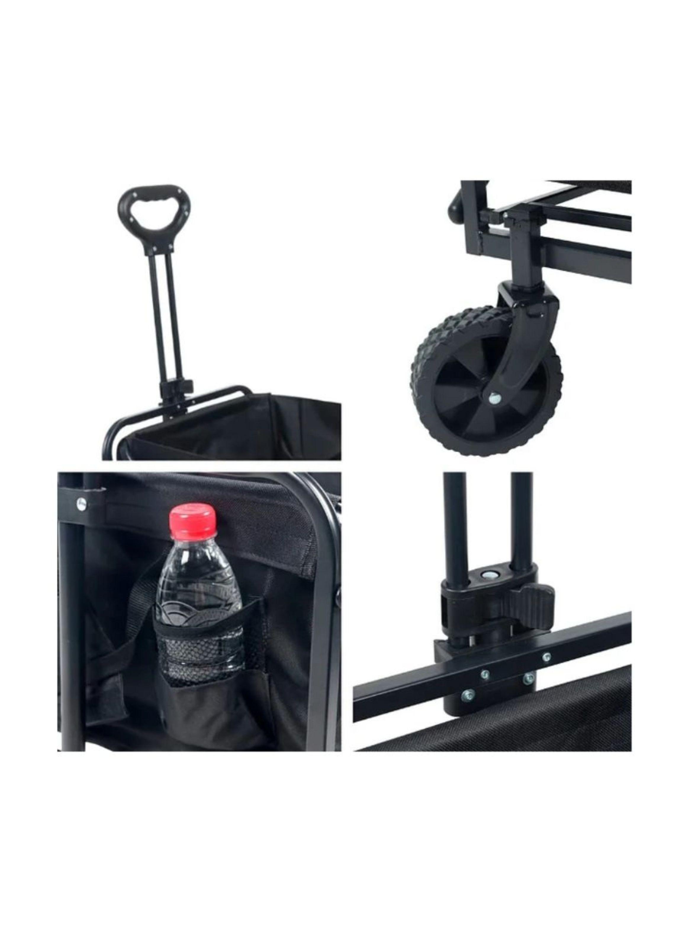 Carrito Plegable Organizador Camping Verano Carga Pequeño-3