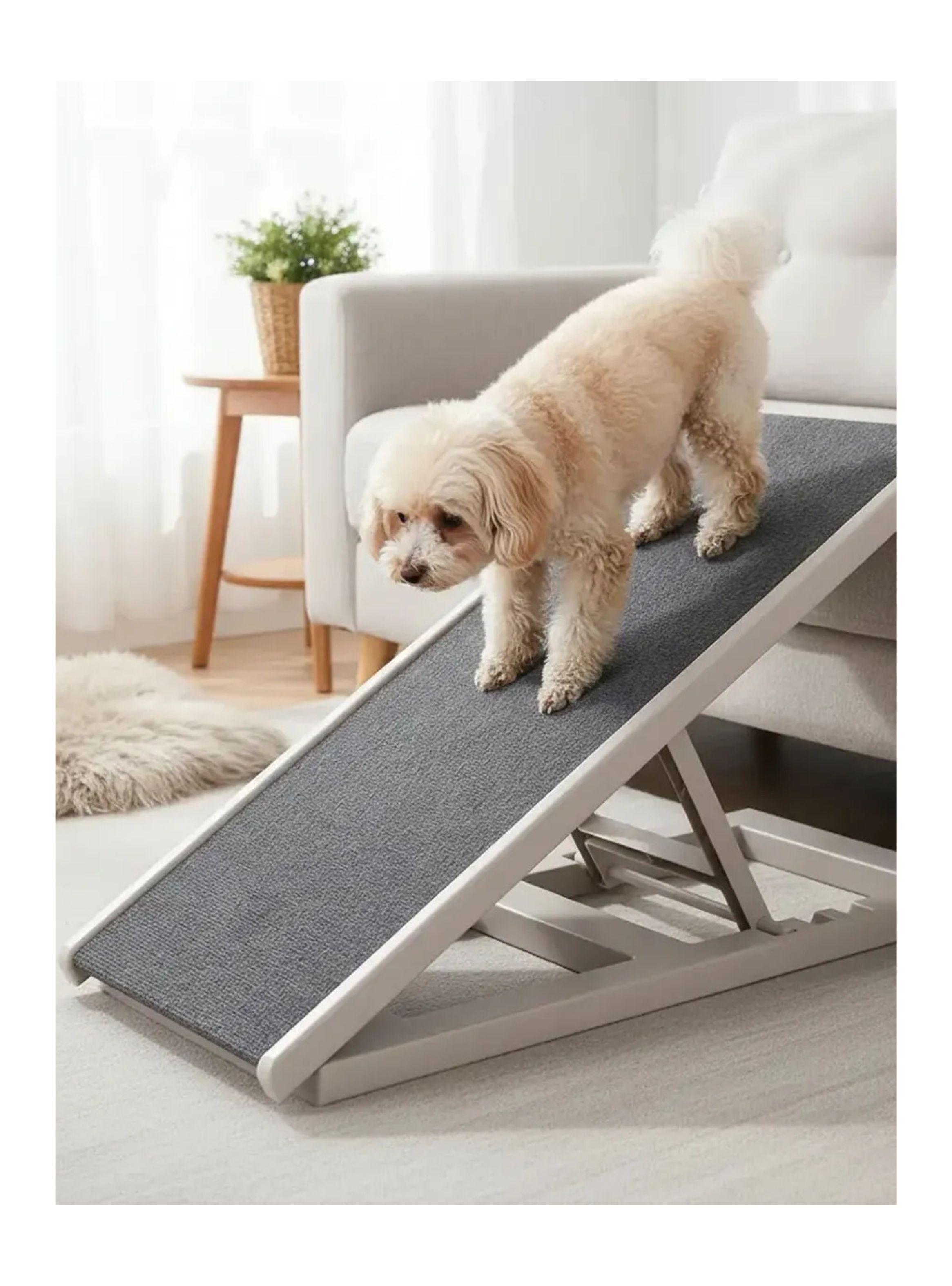 Rampa Para Mascotas Chica Plegable Liviana Compacta  34X85CM-3