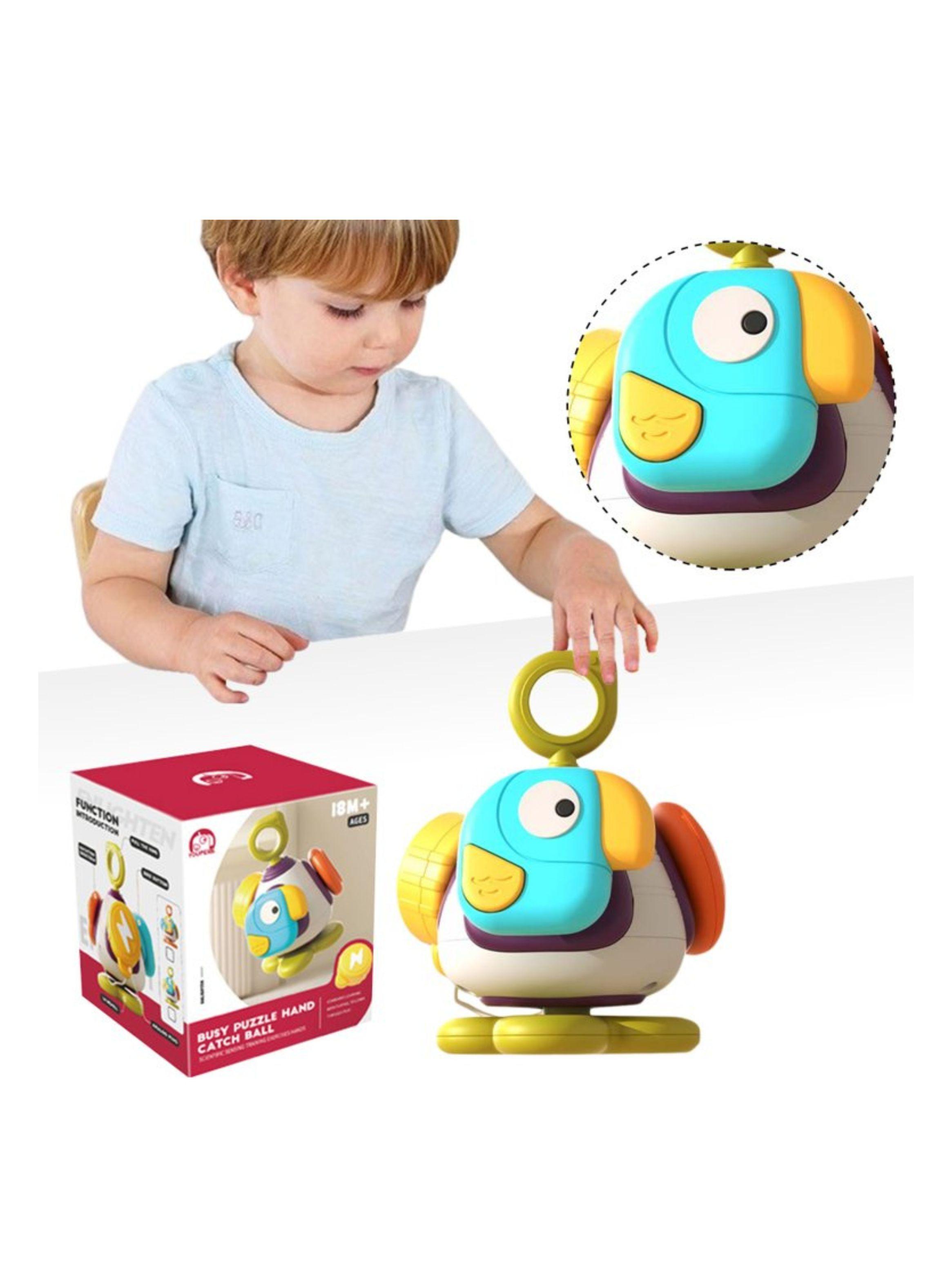 Cubo Sensorial 5 en 1 Juguete Didáctico de Habilidades Motoras para Bebés-3