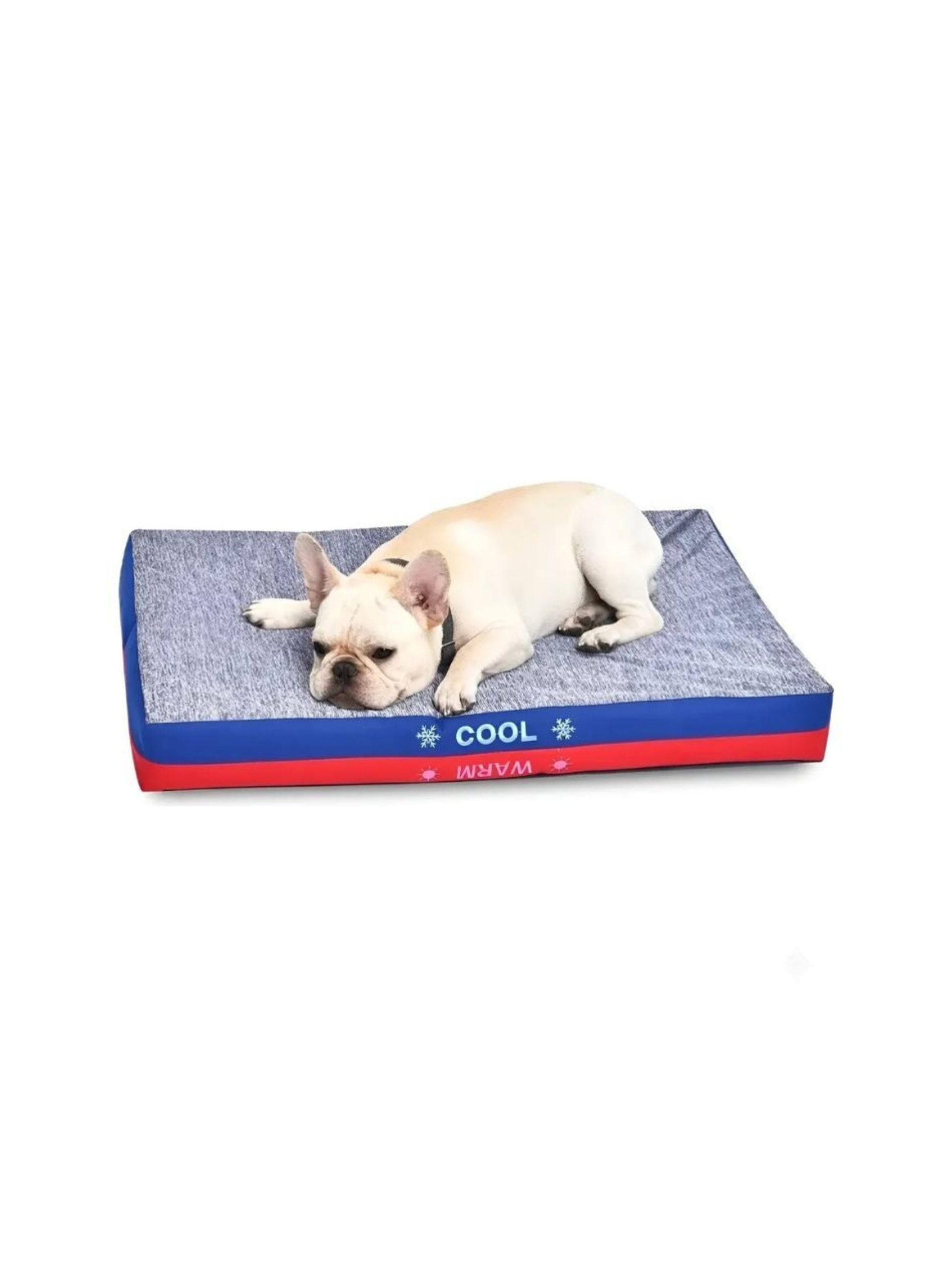 Cama Para Perro Reversible Frío Calor 75x48cm Talla S-0