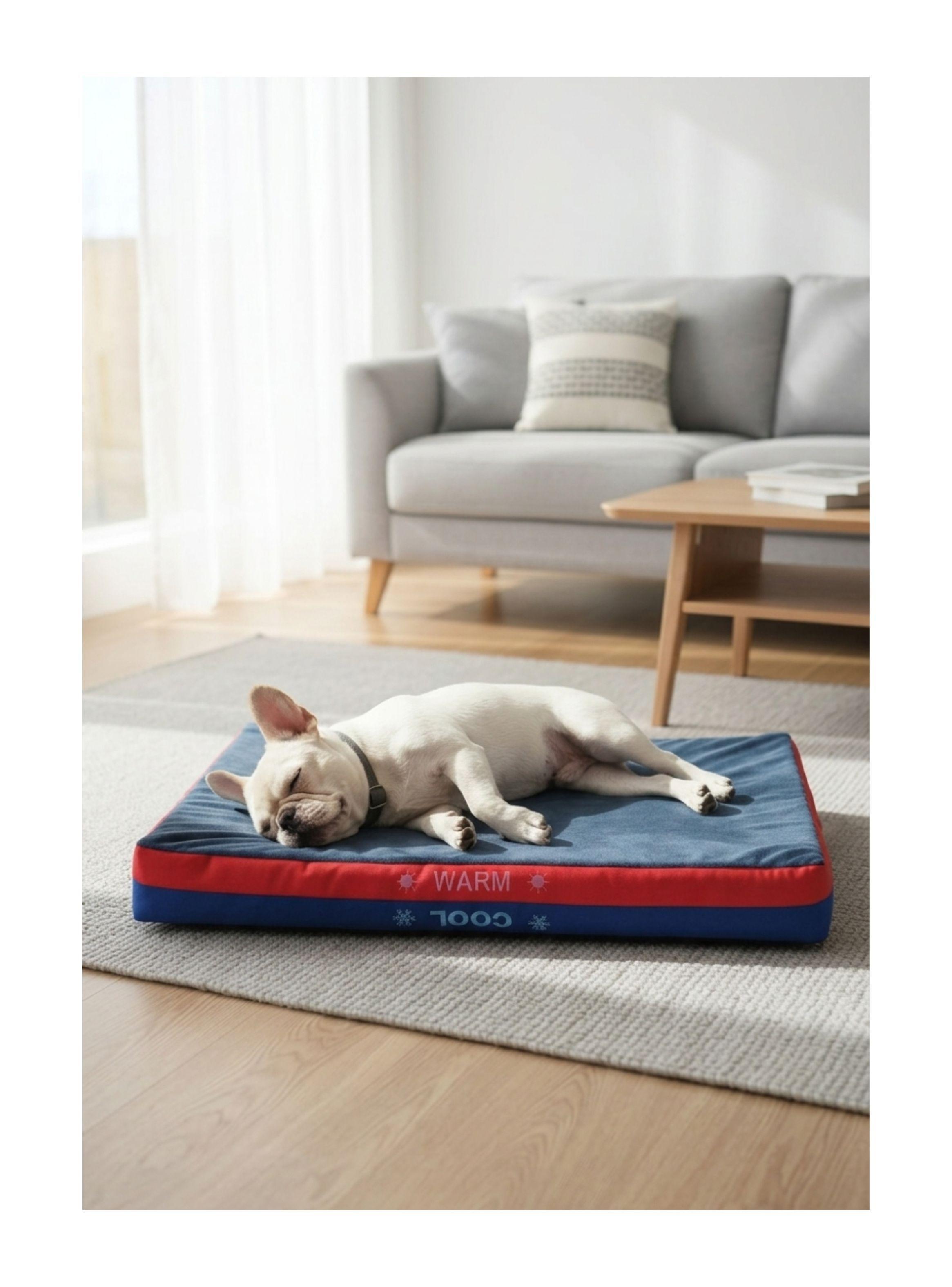 Cama Para Perro Reversible Frío Calor 75x48cm Talla S-2