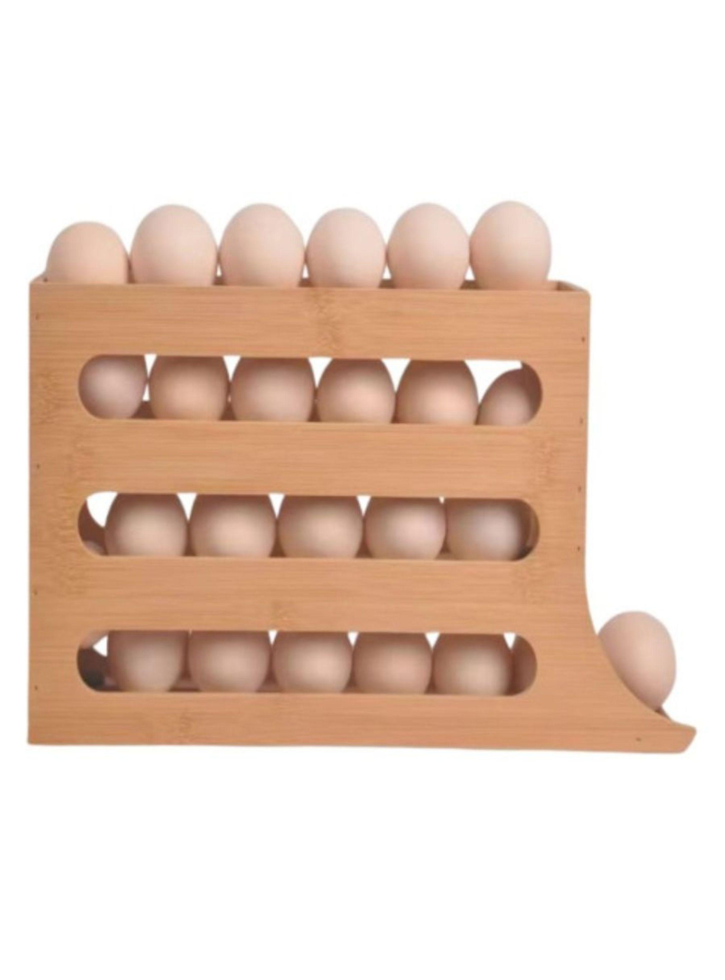 Huevera Dispensador De Huevos Organizador De 4 Pisos-0