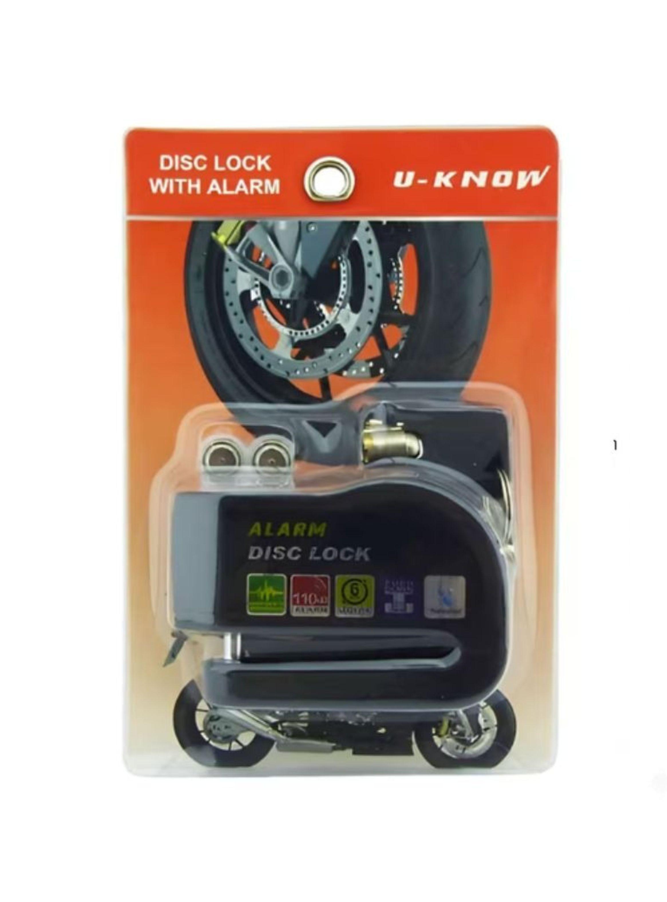 Candado Alarma Traba Disco Para Motocicleta-2