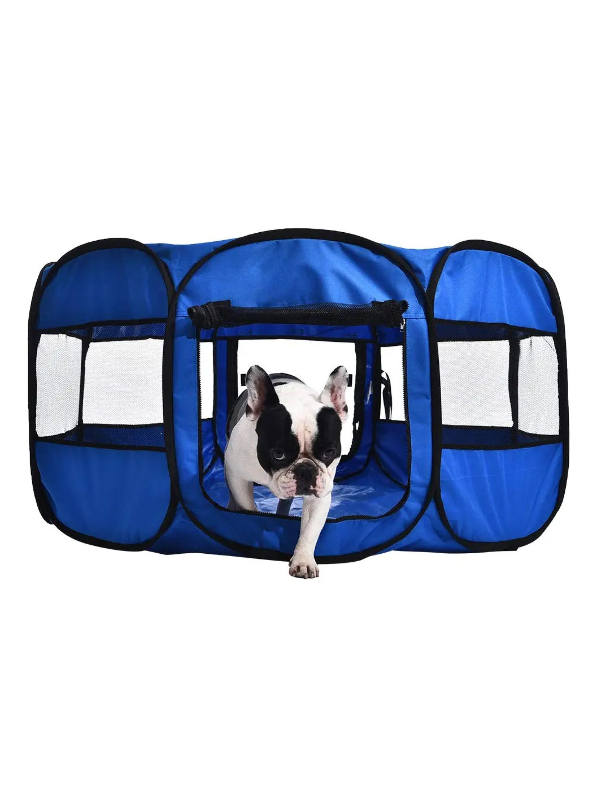 Corral Portatil Plegable Para Perros Y Mascotas 80x50cm-2