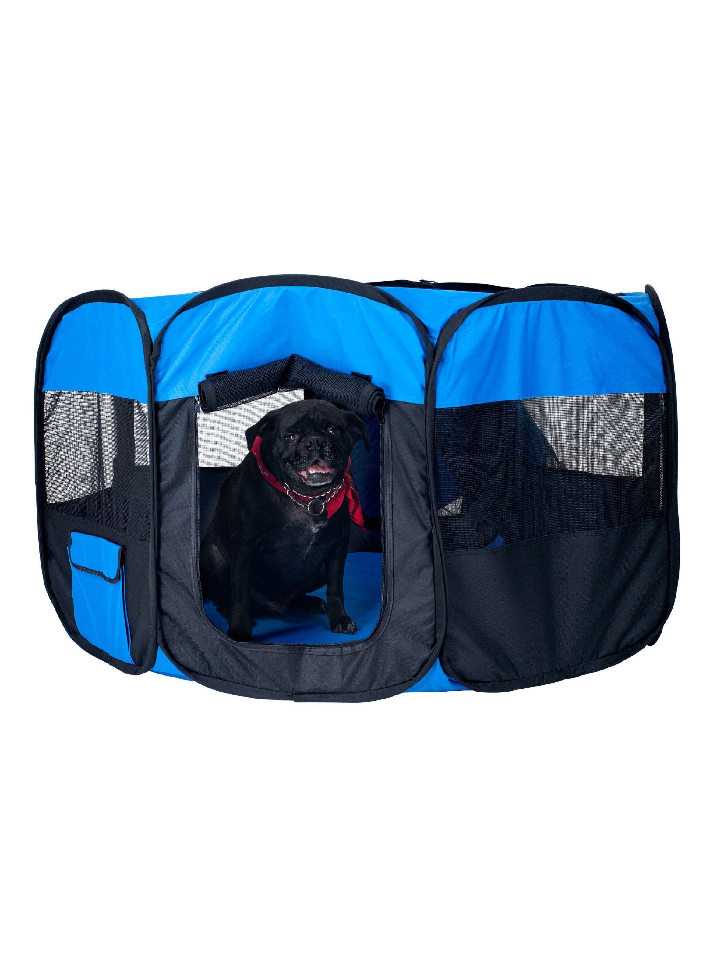 Corral Portatil Plegable Para Perros Y Mascotas 80x50cm-3