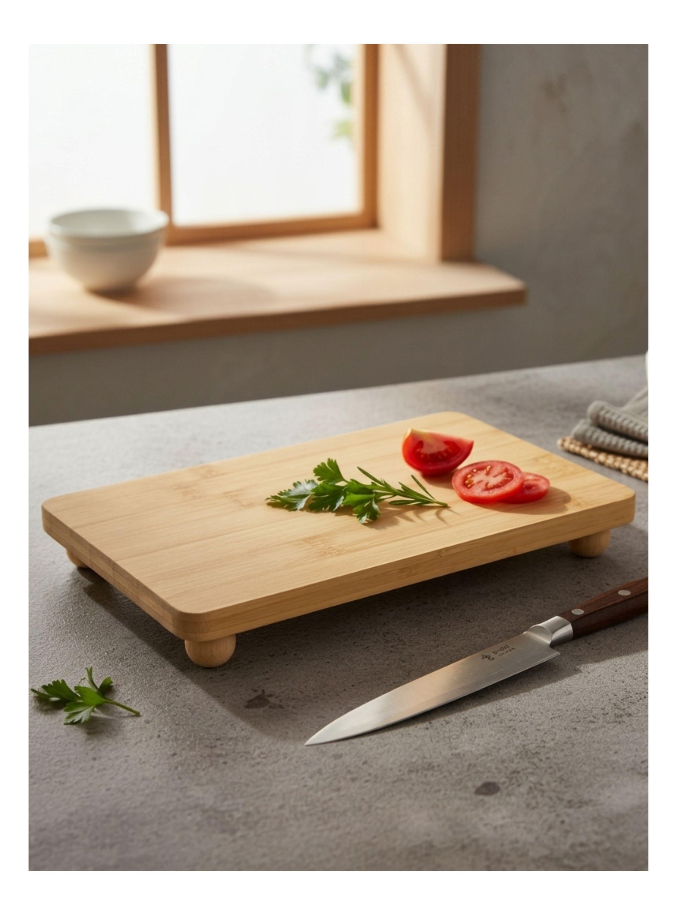 Tabla Para Picar Y Servir De Bambú Snack Y Aperitivos -3
