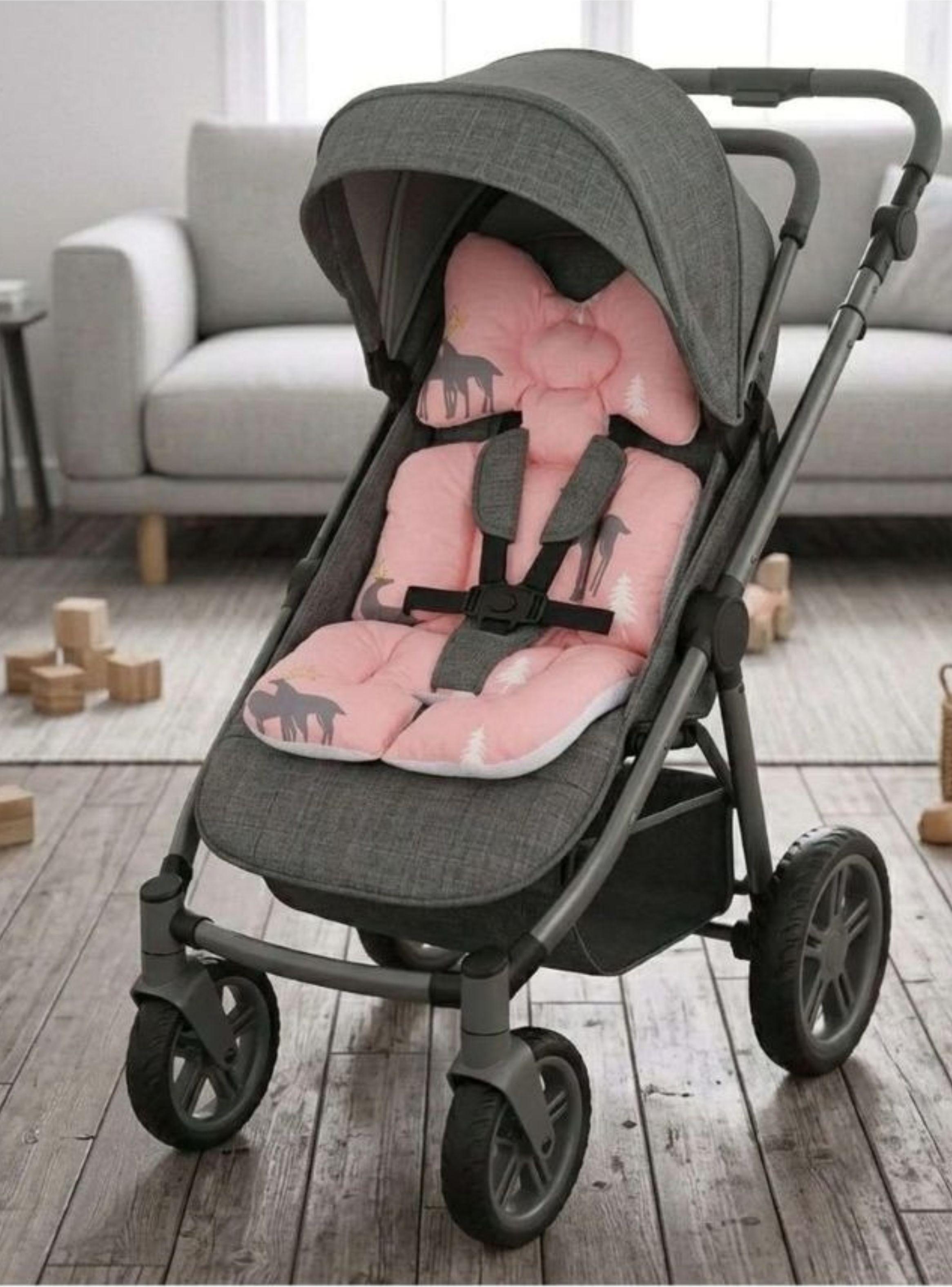 Cojín Asiento De Coche Carriola De Bebé Rosa Renos -2