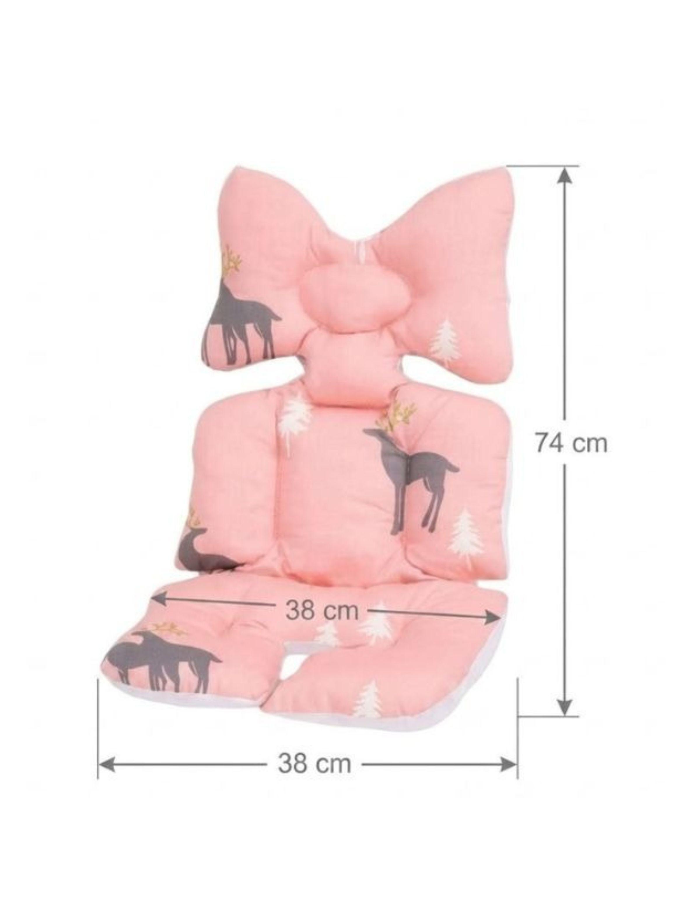 Cojín Asiento De Coche Carriola De Bebé Rosa Renos -3