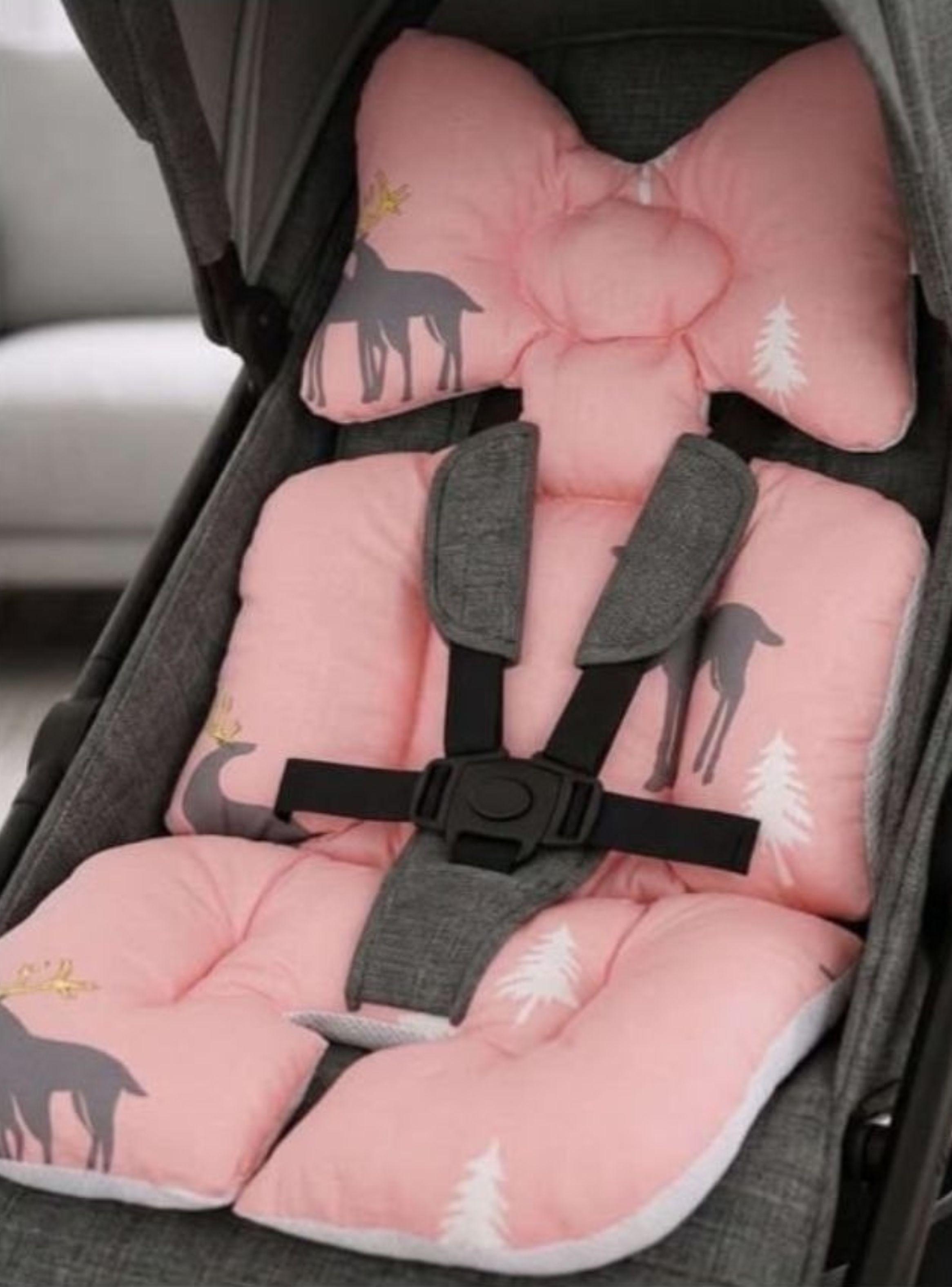 Cojín Asiento De Coche Carriola De Bebé Rosa Renos -4