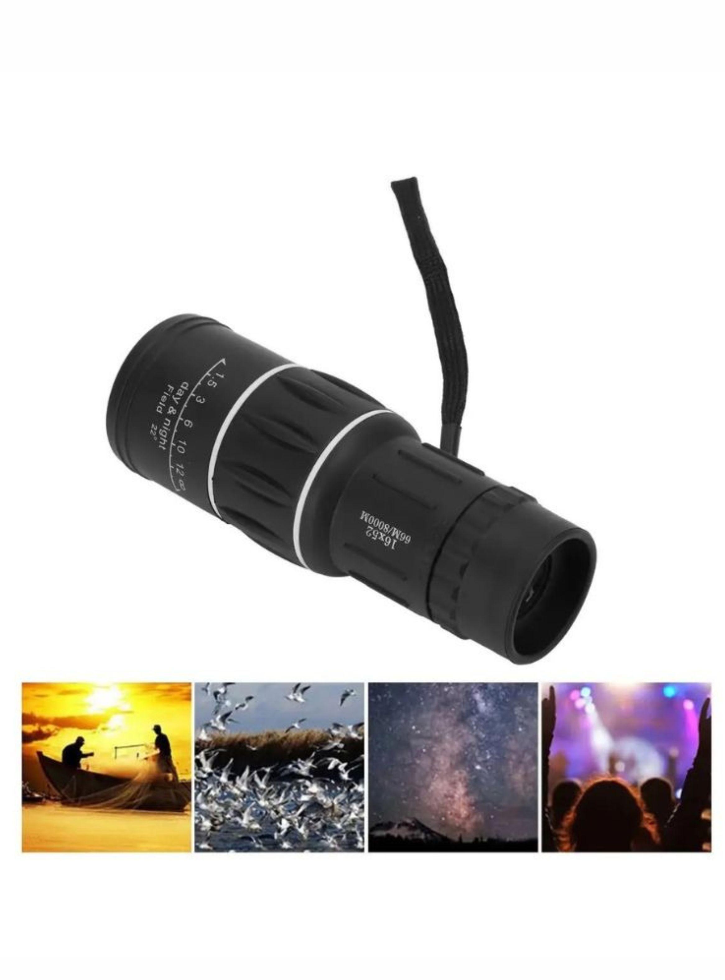 Monocular Telescopio 16x52 Alta Potencia Con Enfoque Camping-1