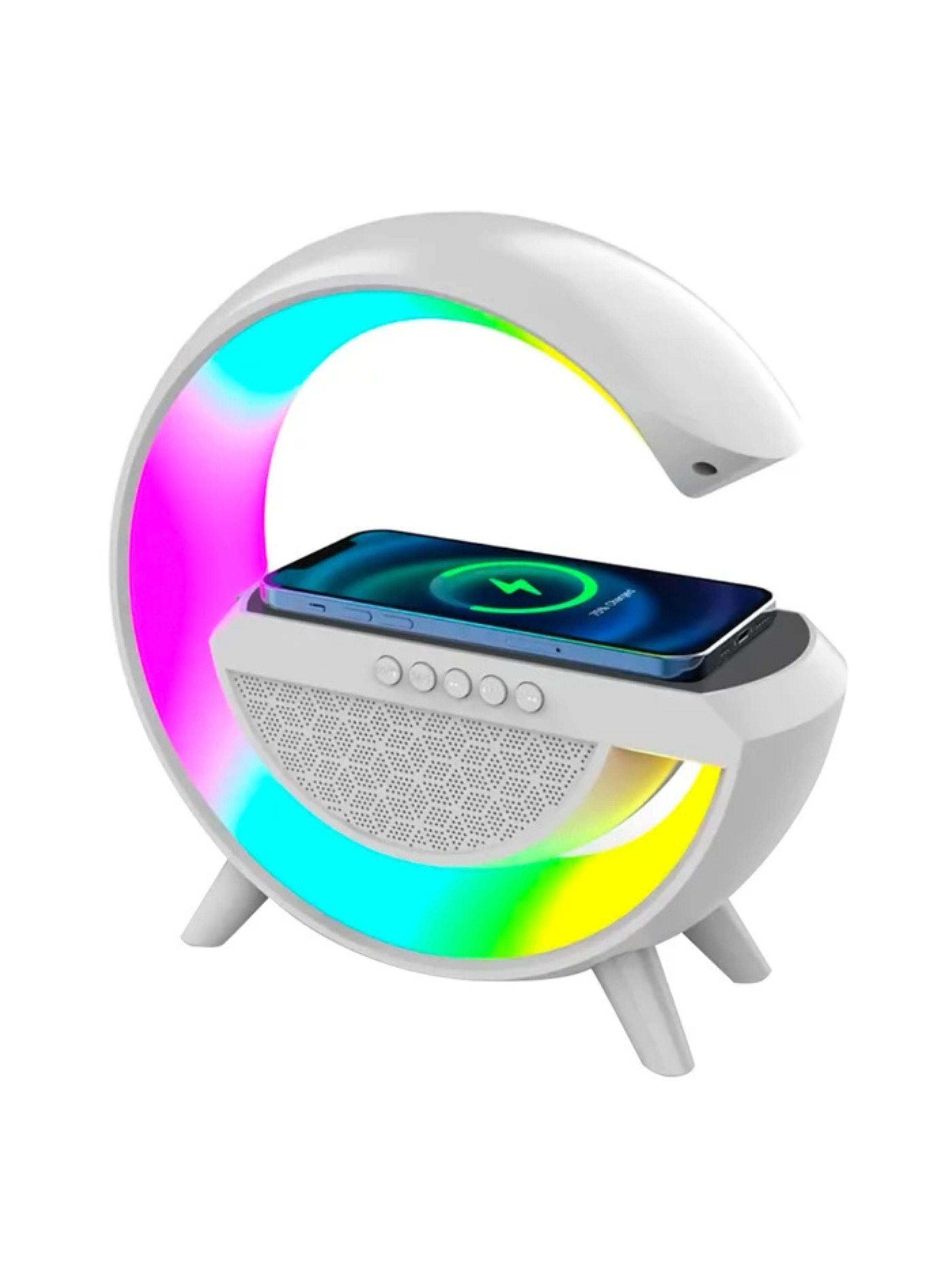Parlante Bluetooth Lámpara RGB Cargador Inalámbrico G-0
