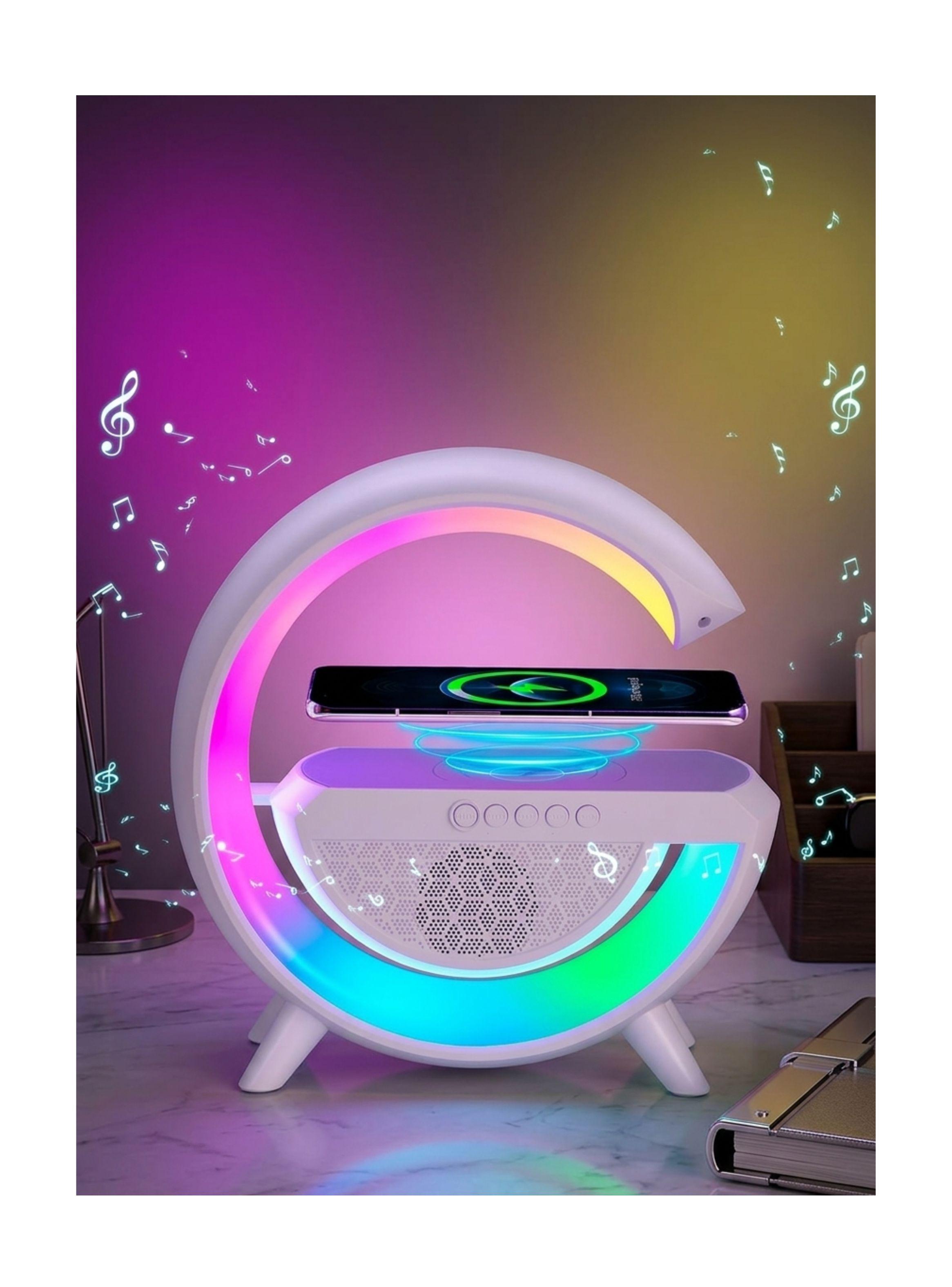 Parlante Bluetooth Lámpara RGB Cargador Inalámbrico G-1