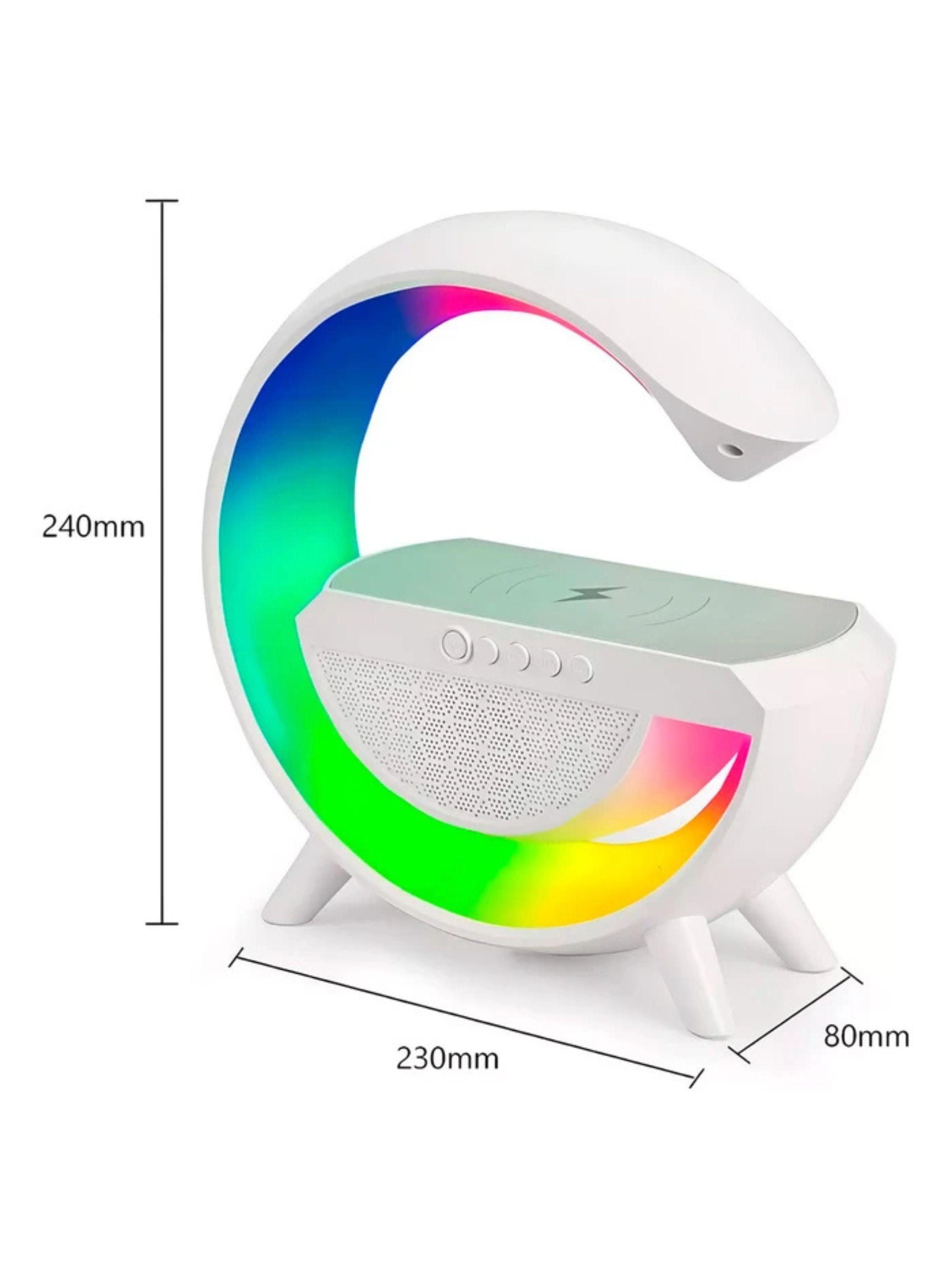 Parlante Bluetooth Lámpara RGB Cargador Inalámbrico G-2