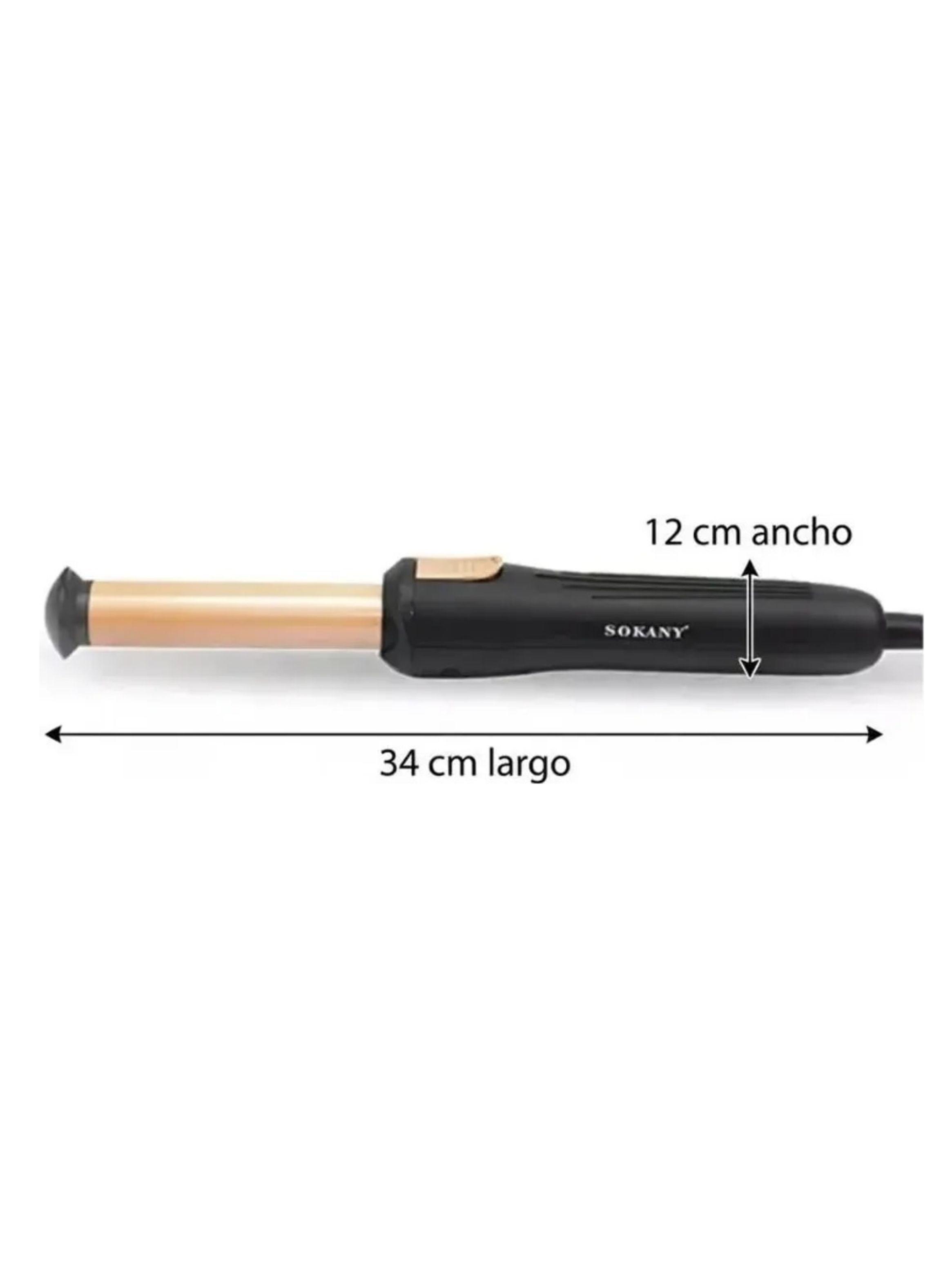  Rizador De Pelo Cerámico Sokany Portátil Retráctil Con Cable 360°-3