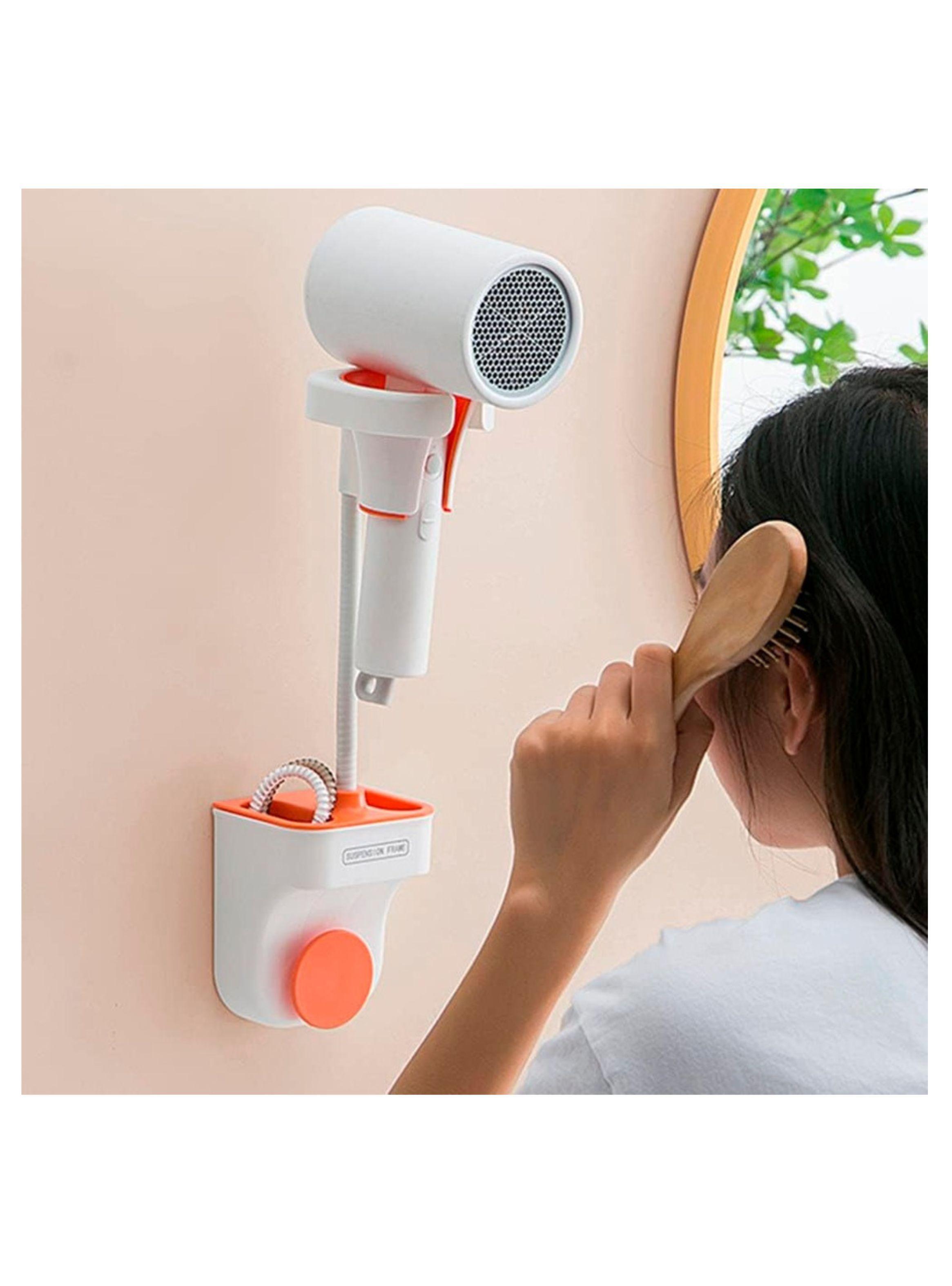 Soporte Para Secador De Pelo Montado En La Pared-5