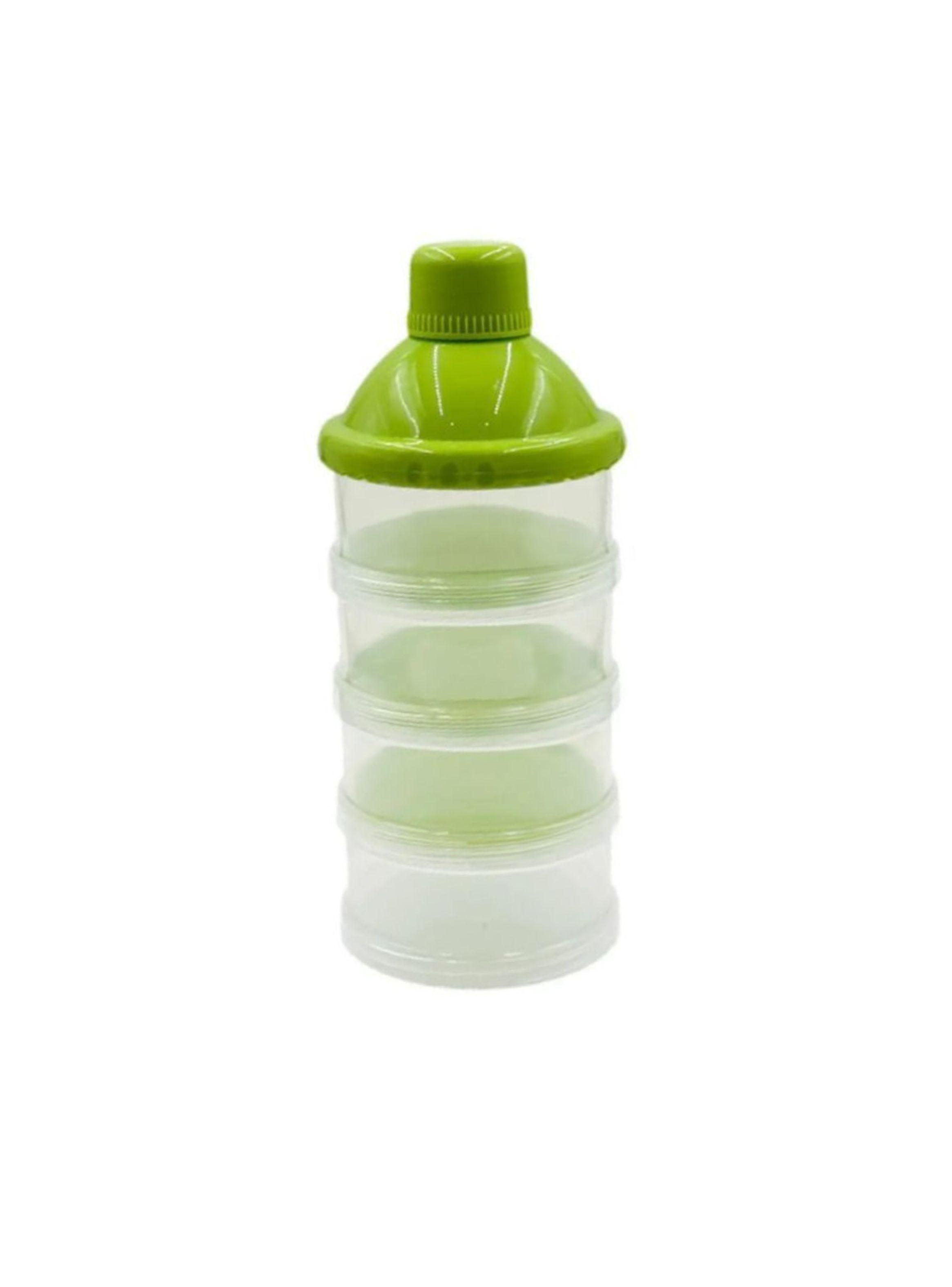Dispensador Dosificador De Leche En Polvo Y Snacks  Apilable Bebé 4 Niveles -0