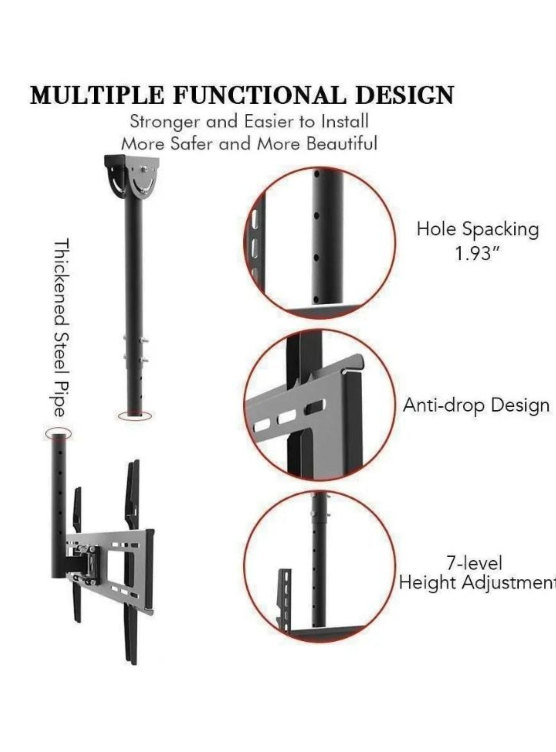 Soporte De Techo Para Tv 32 A 85 Pulgadas Inclinable-2