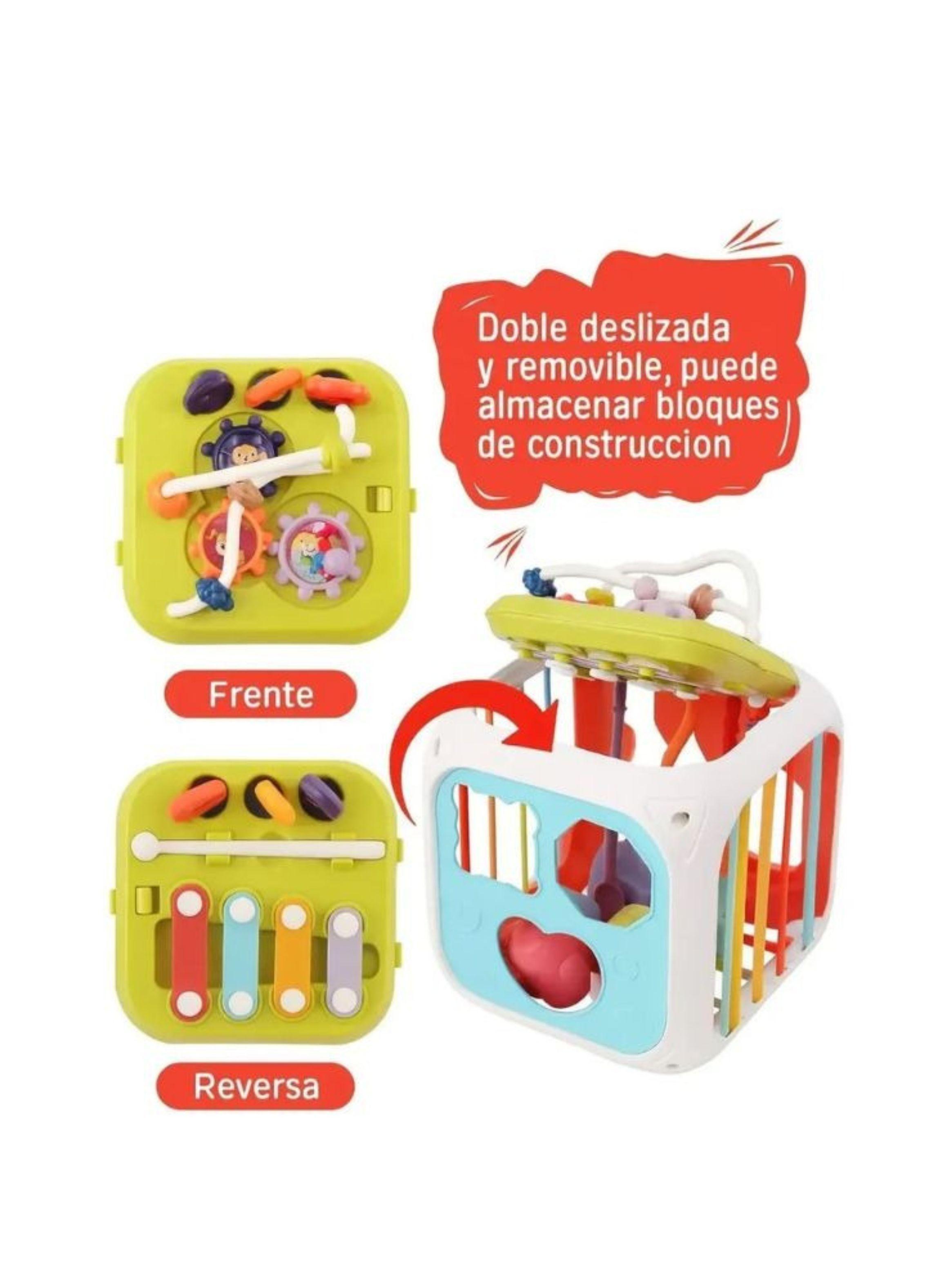 Cubo Didáctico 7 en 1 Bebé Clasificador Formas Juguete Educativo-3
