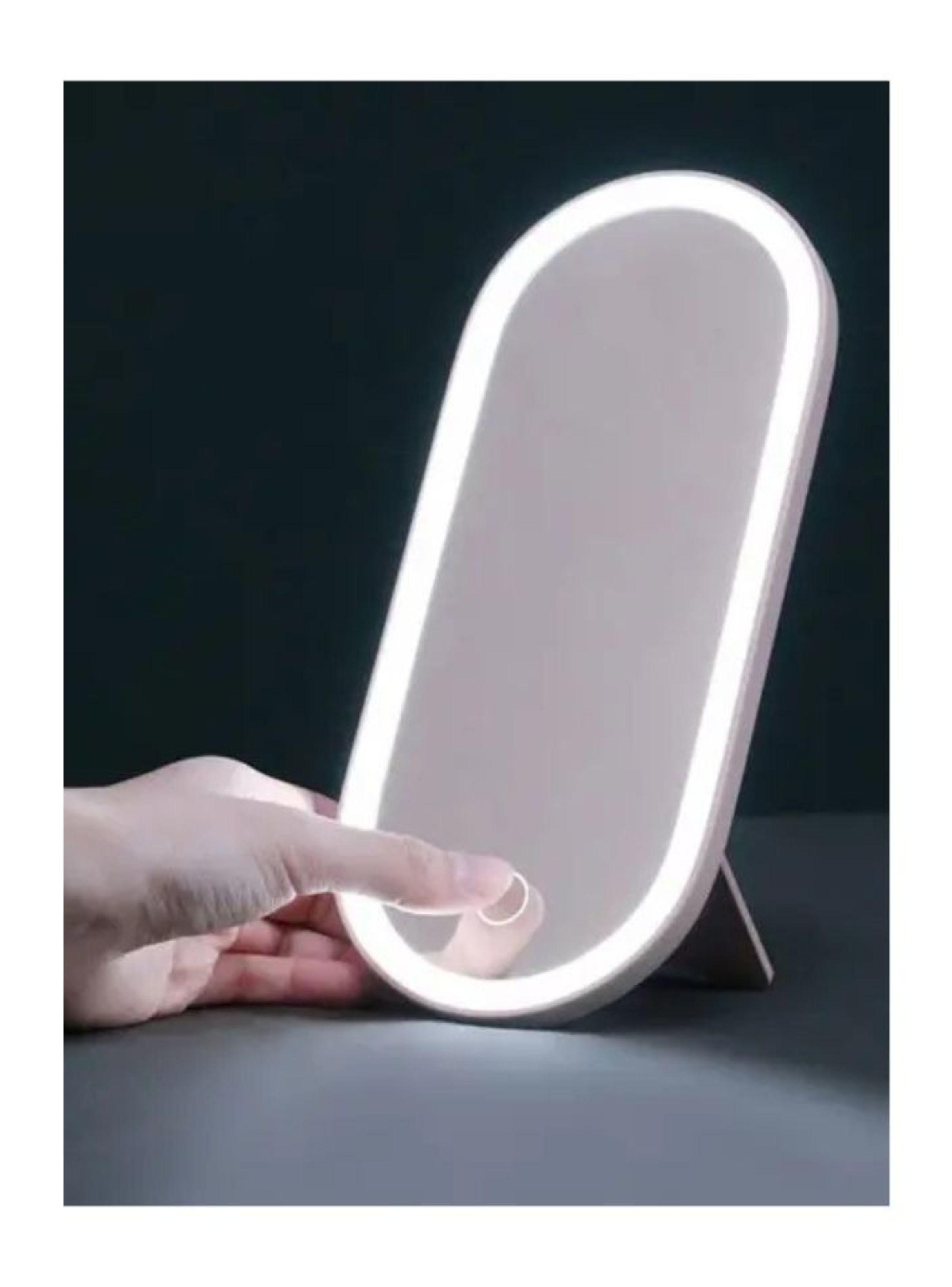 Organizador Cosméticos Portátil 3 En 1 Espejo Led Maquillaje-2