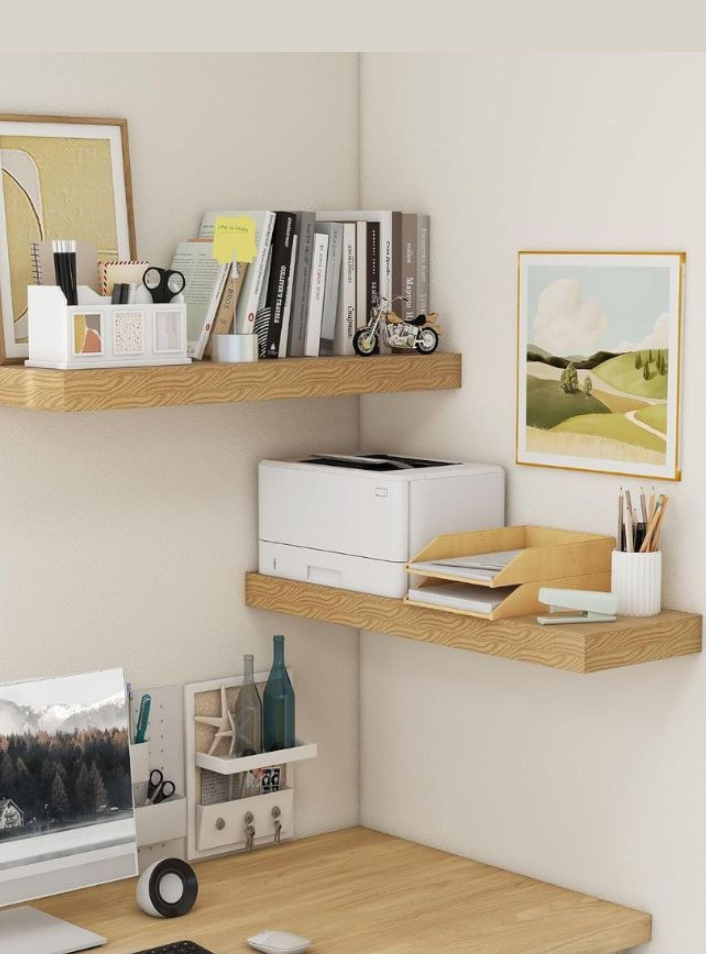 Repisas Flotantes Madera Rustica Estante Organizador Pared 60cm-4