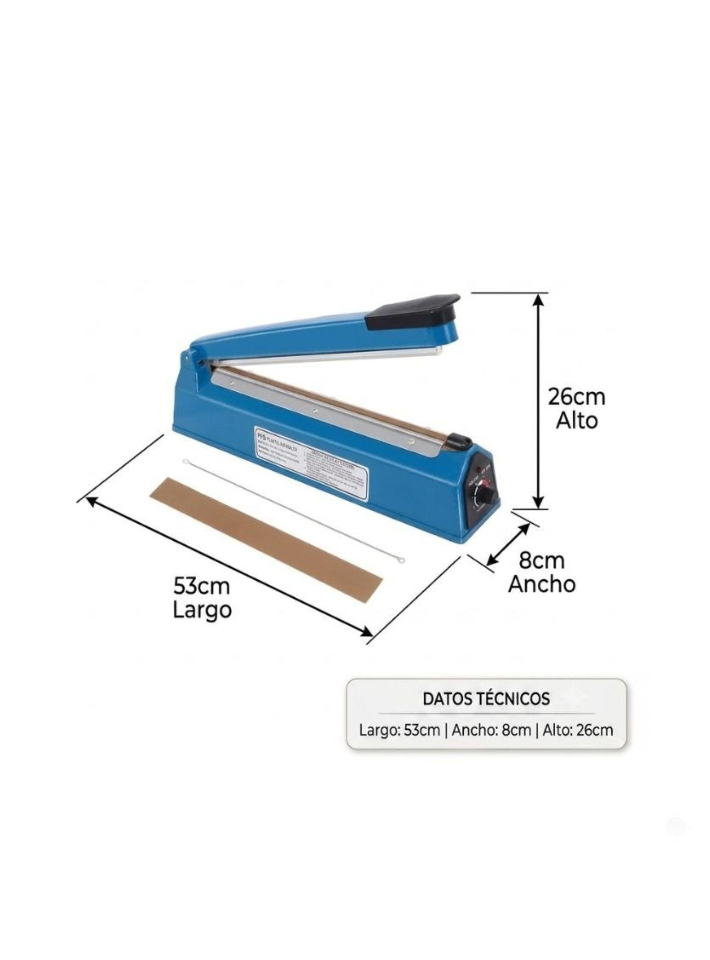 Selladora De Bolsas Plastico Impulso 400mm-3