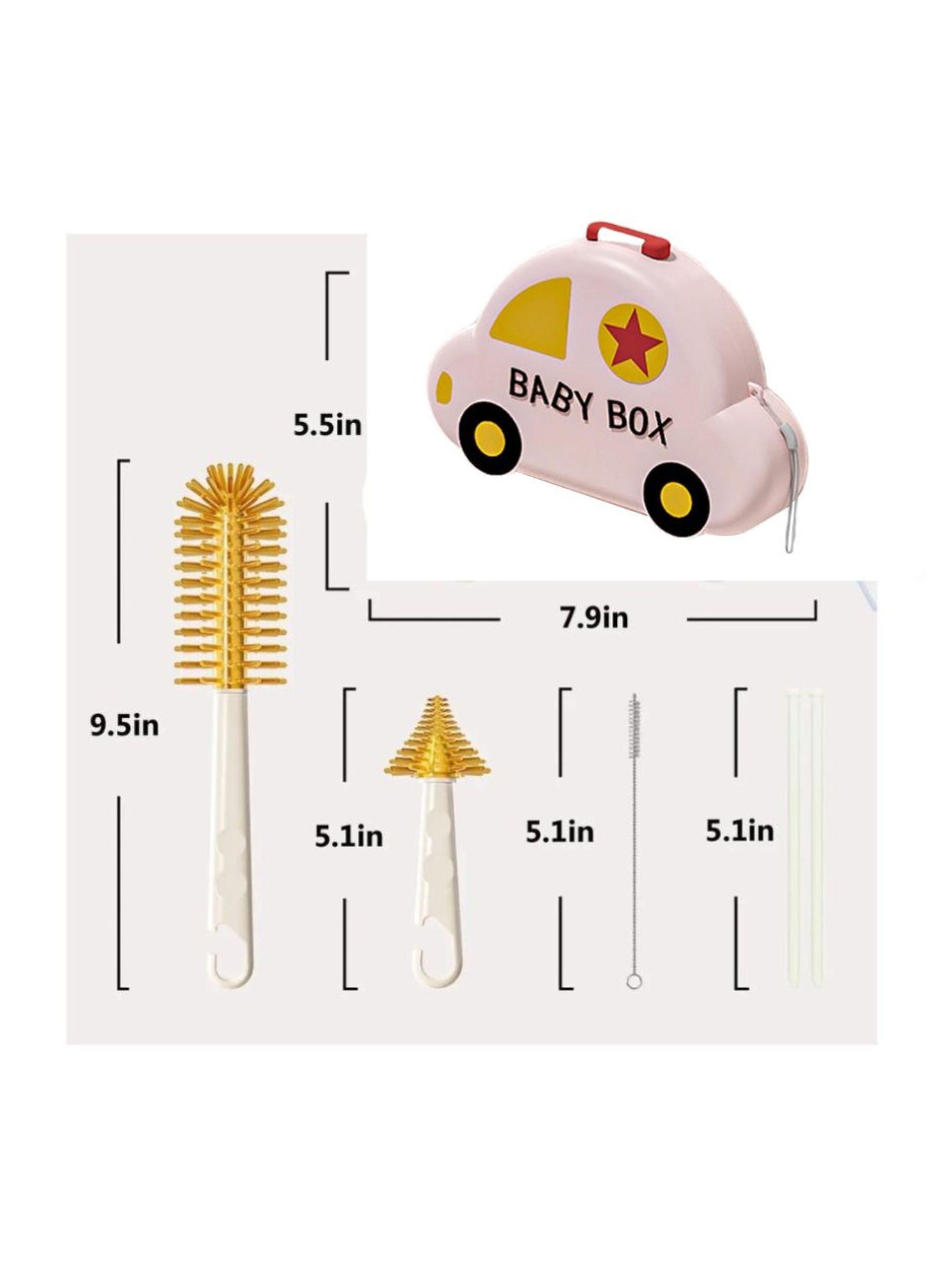 Kit Limpieza De Botellas Juego De Cepillos -3