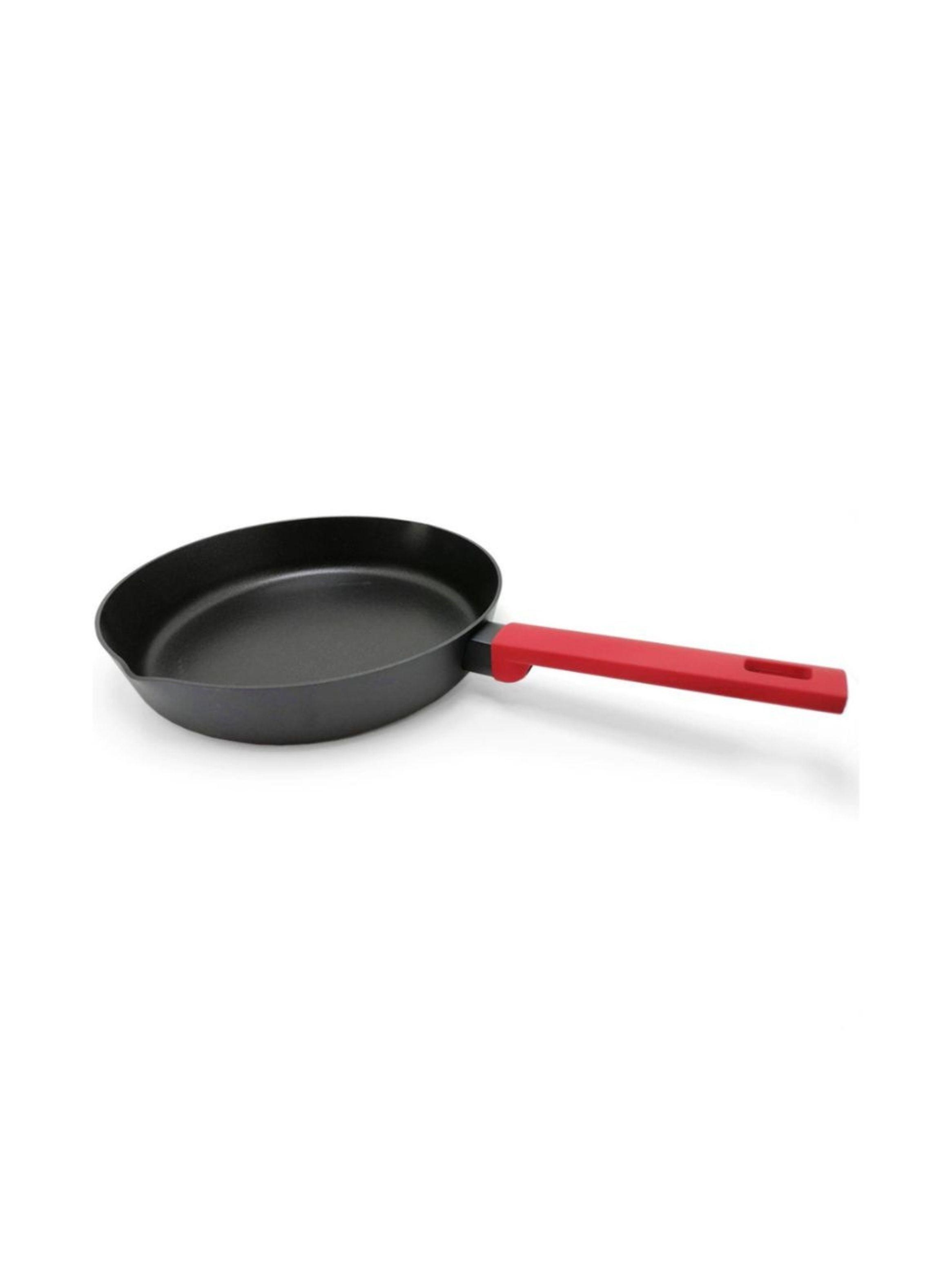 Sartén De Aluminio Antiadherente Mango Rojo Cocina-3