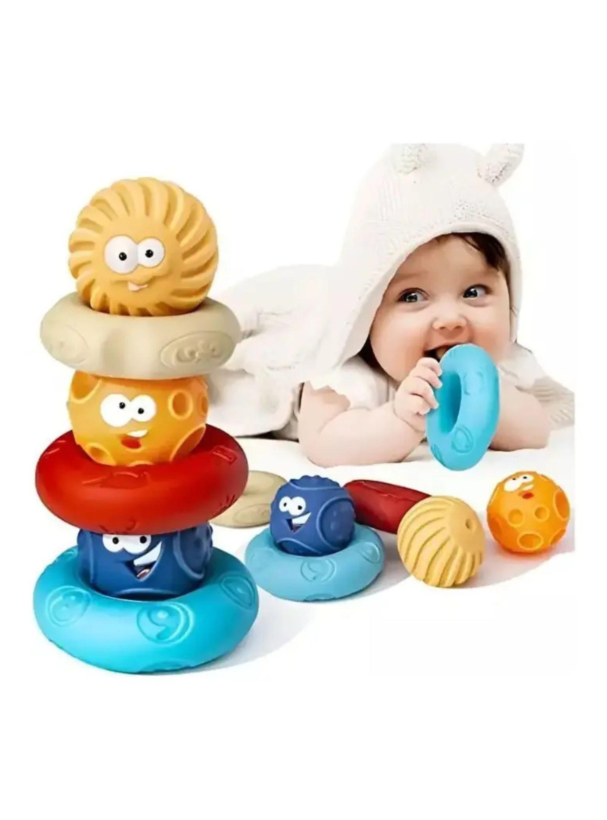 Juguete Sensorial 6 Piezas Pelota De Goma Suave-1