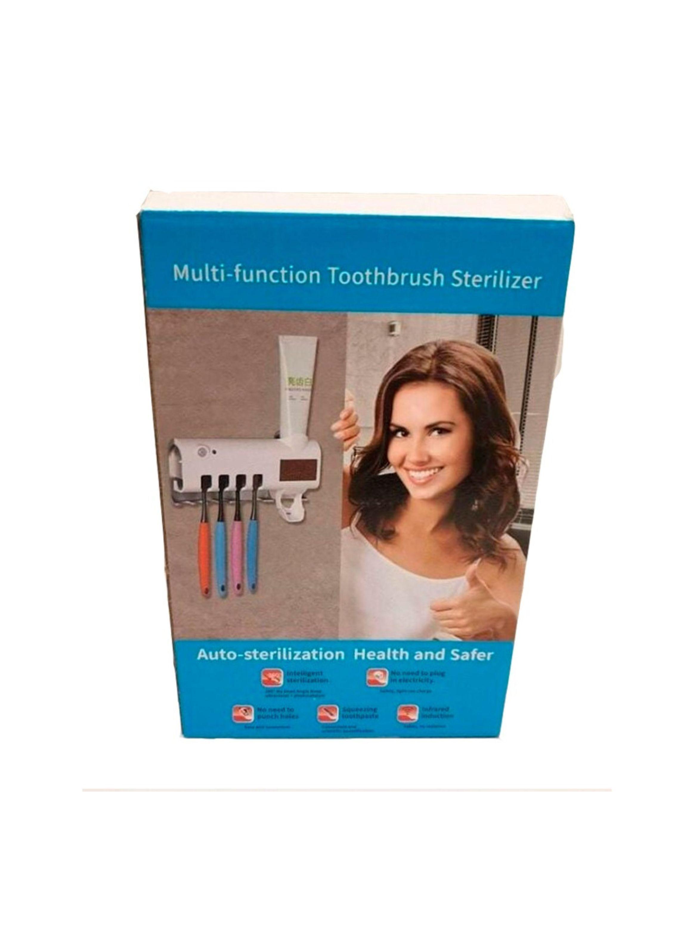 Soporte Esterilizador Multifuncional UV Para Cepillos De Dientes-3