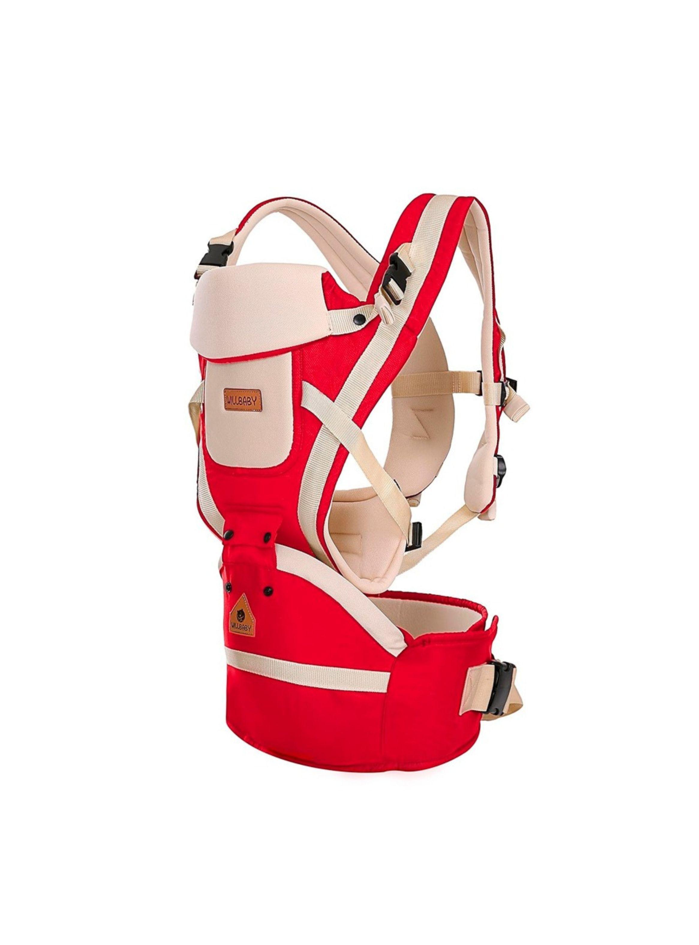 Portabebés Ergonómico Y Transpirable 3 En 1 Color Rojo-0