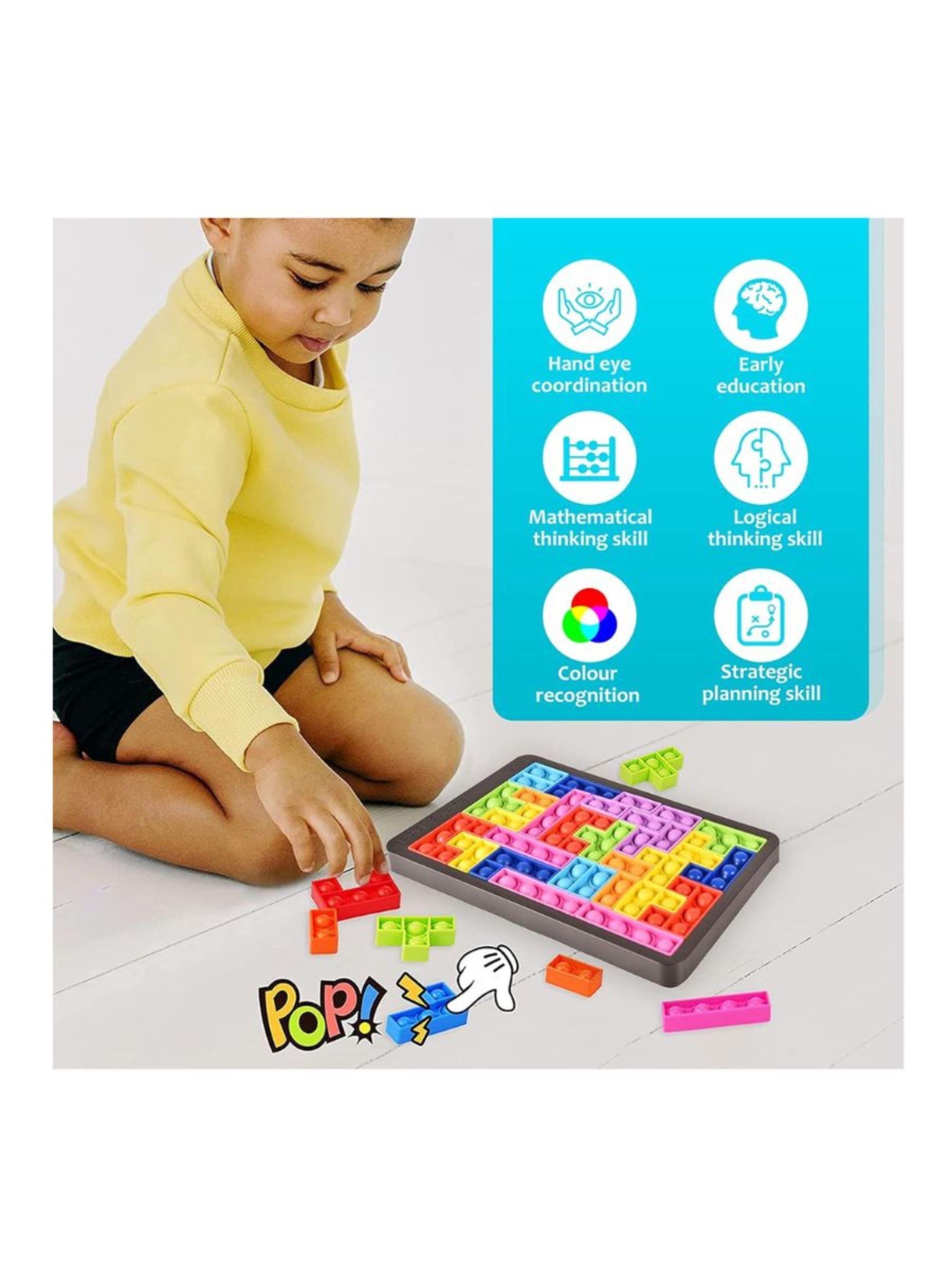 Juego De Antiestrés Rompecabezas Para Niños Bloques 27 Pcs-3