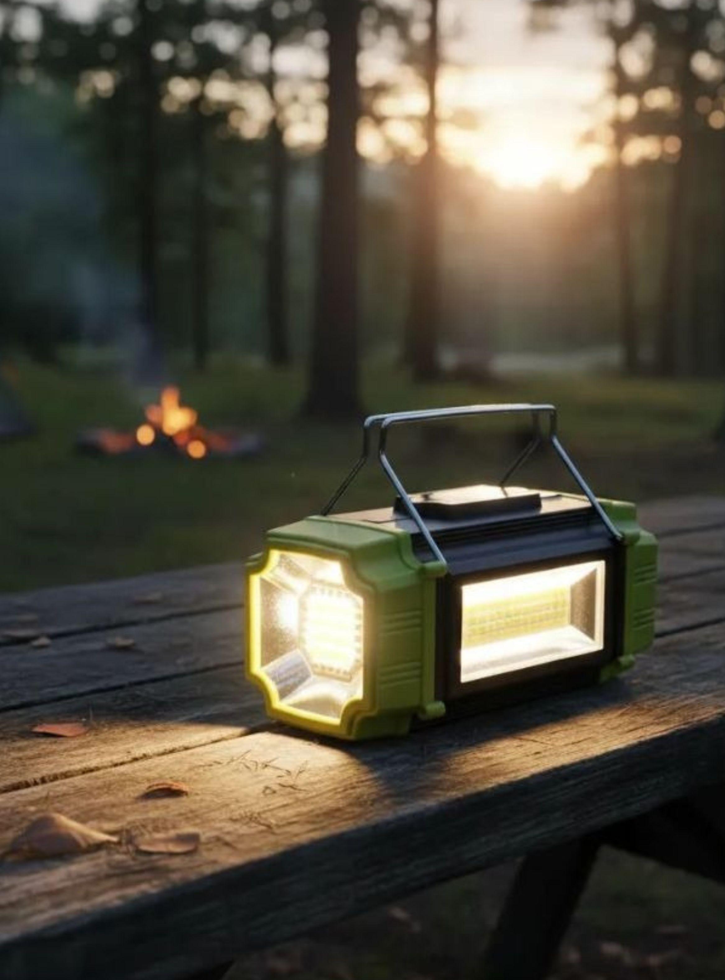 Linterna Lámpara Solar Multifuncional Recargable Usb-2