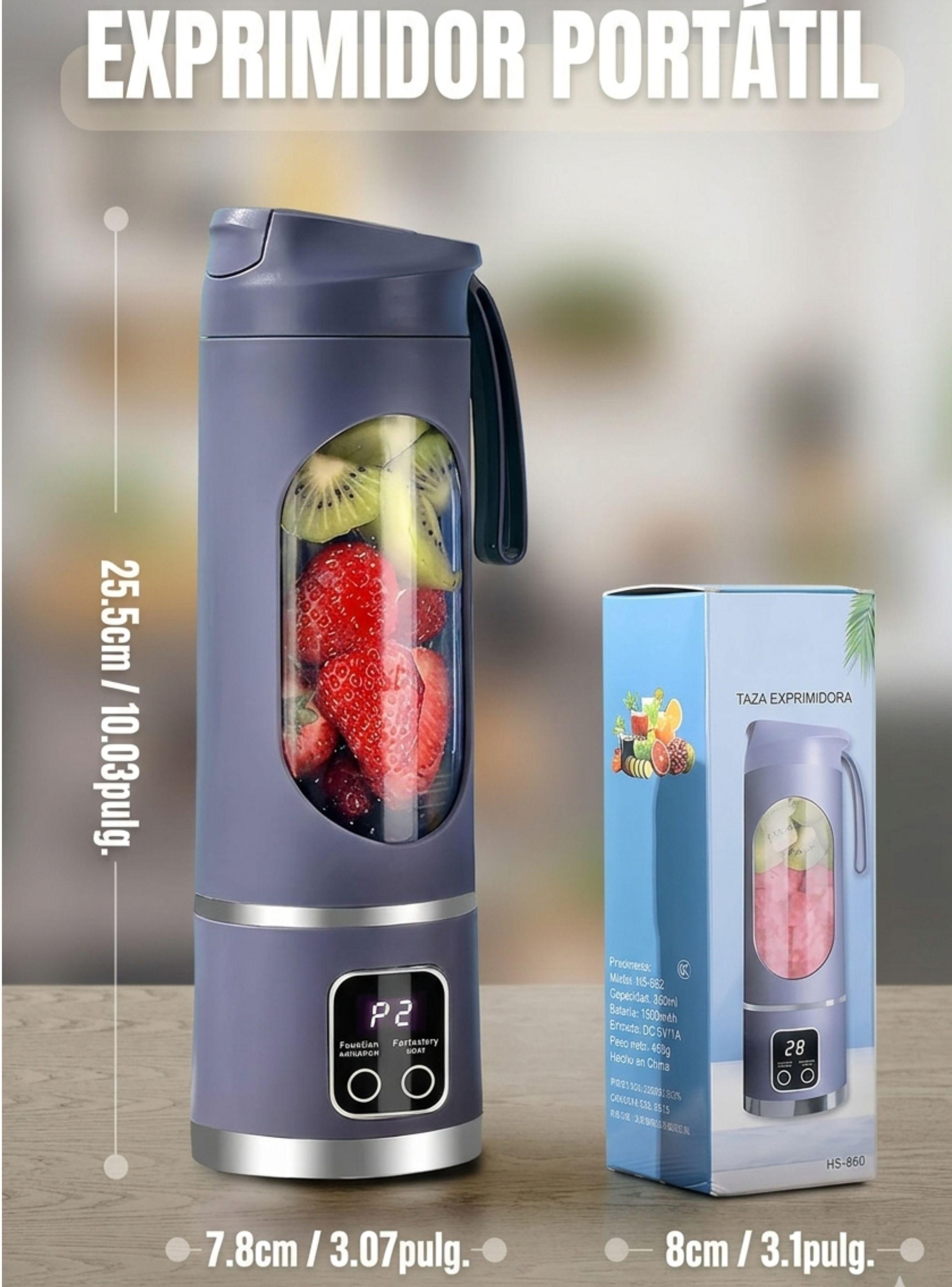  Licuadora Portatil Usb Vaso Jugos Batidos -2