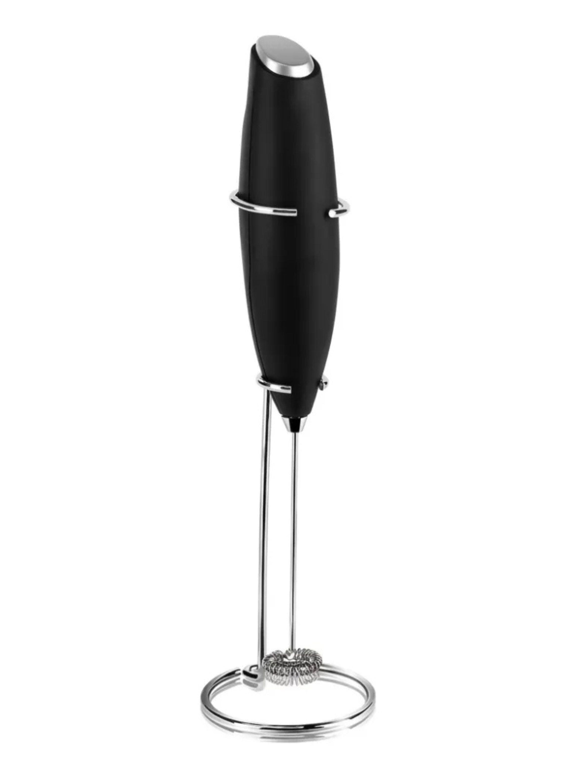 Espumador De Leche Portatil Recargable Con Soporte Para Cafe Y Latte-0