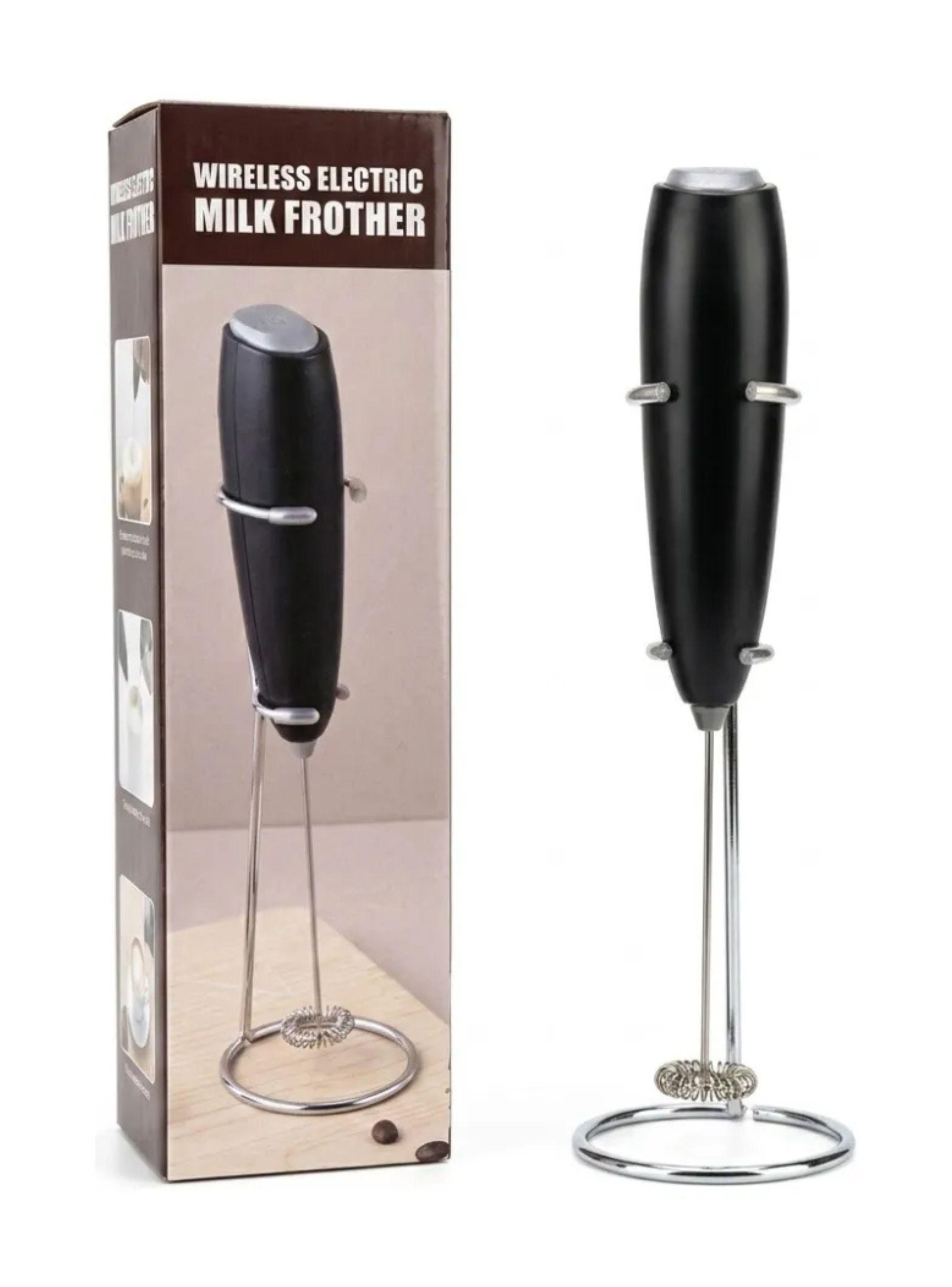 Espumador De Leche Portatil Recargable Con Soporte Para Cafe Y Latte-3